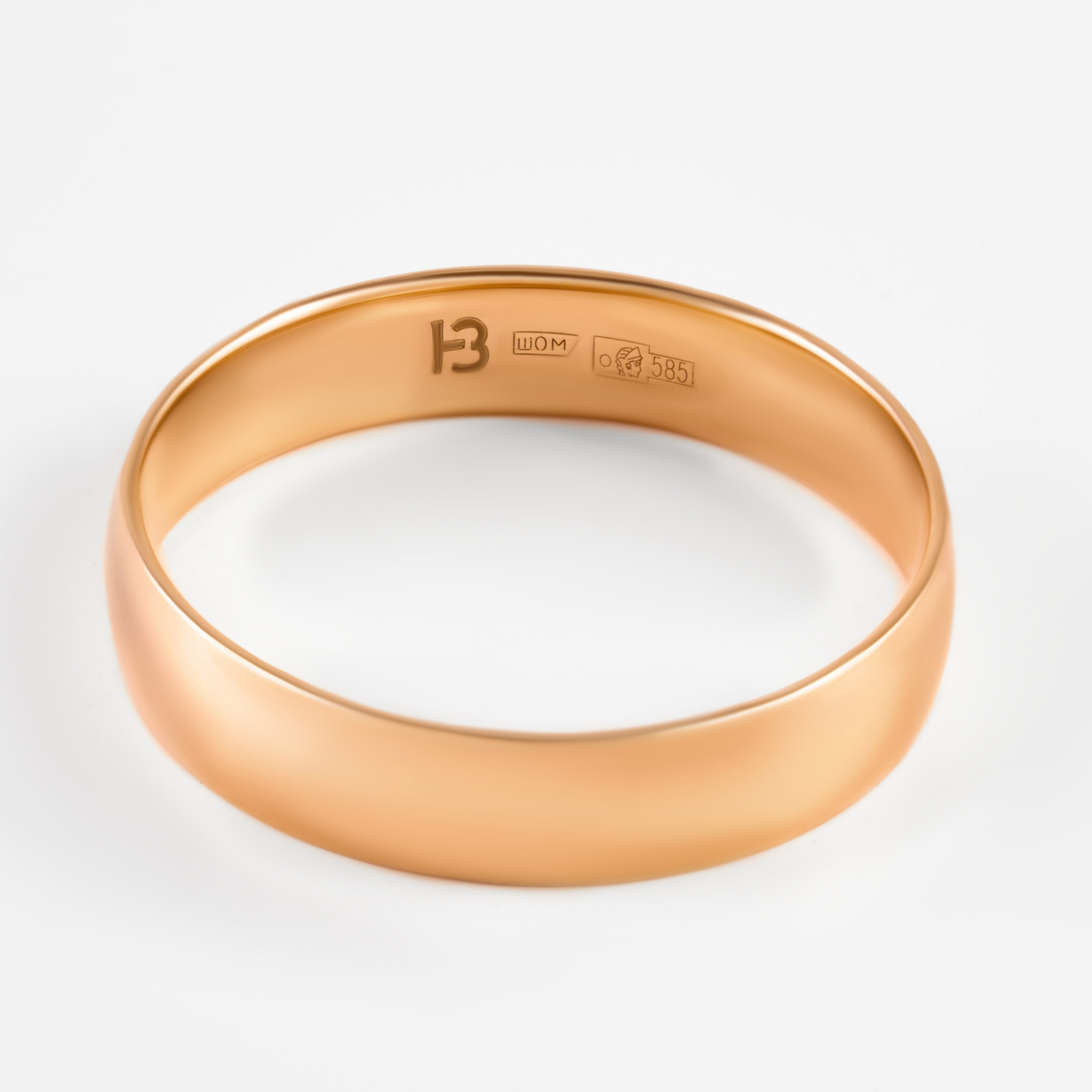 Золотое кольцо обручальное Светлов из красного золота 585 пробы К814-1009-11-00