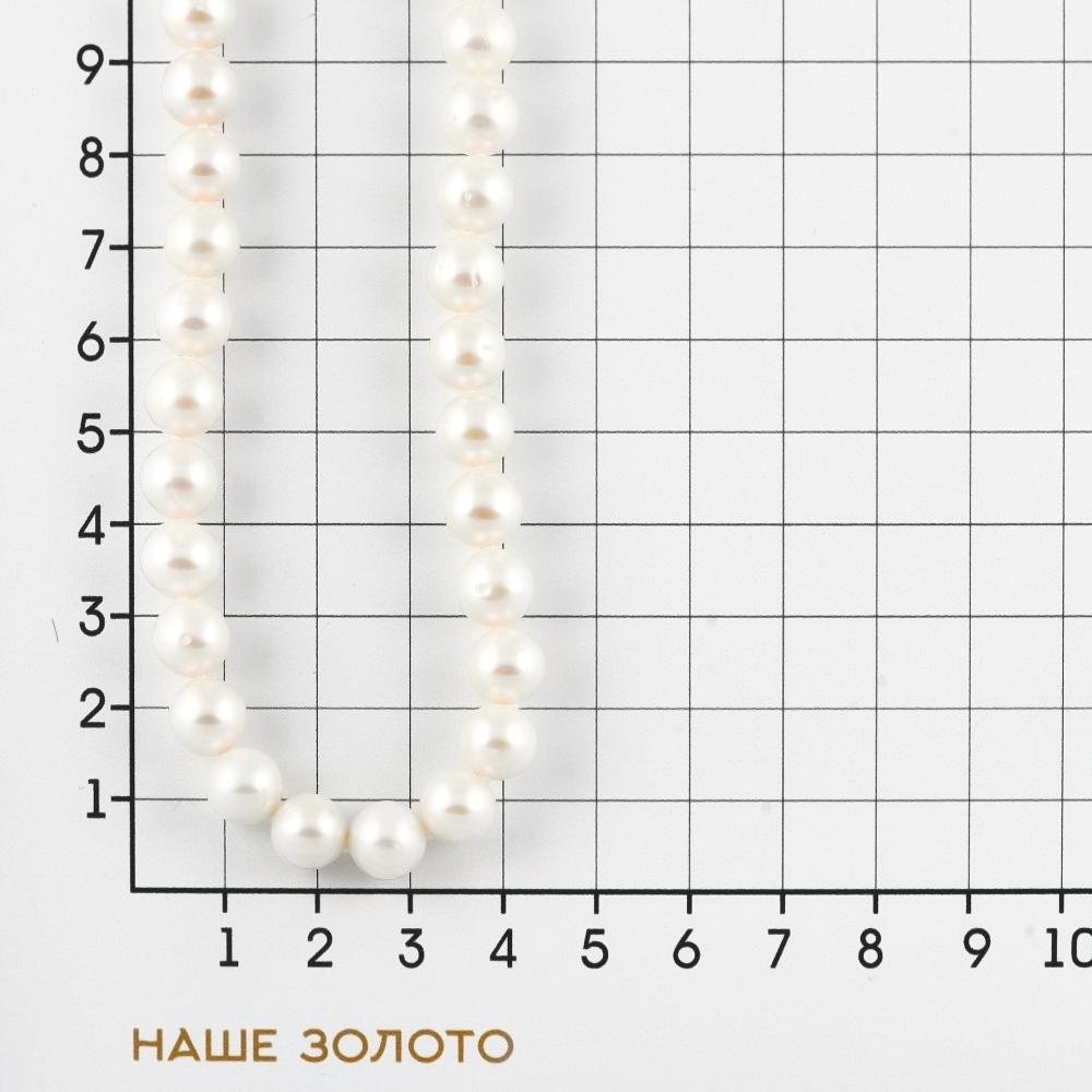 Золотые бусы Елунина из красного золота 585 пробы  со вставками () ЕУ1604600З, размеры от 60 до 60