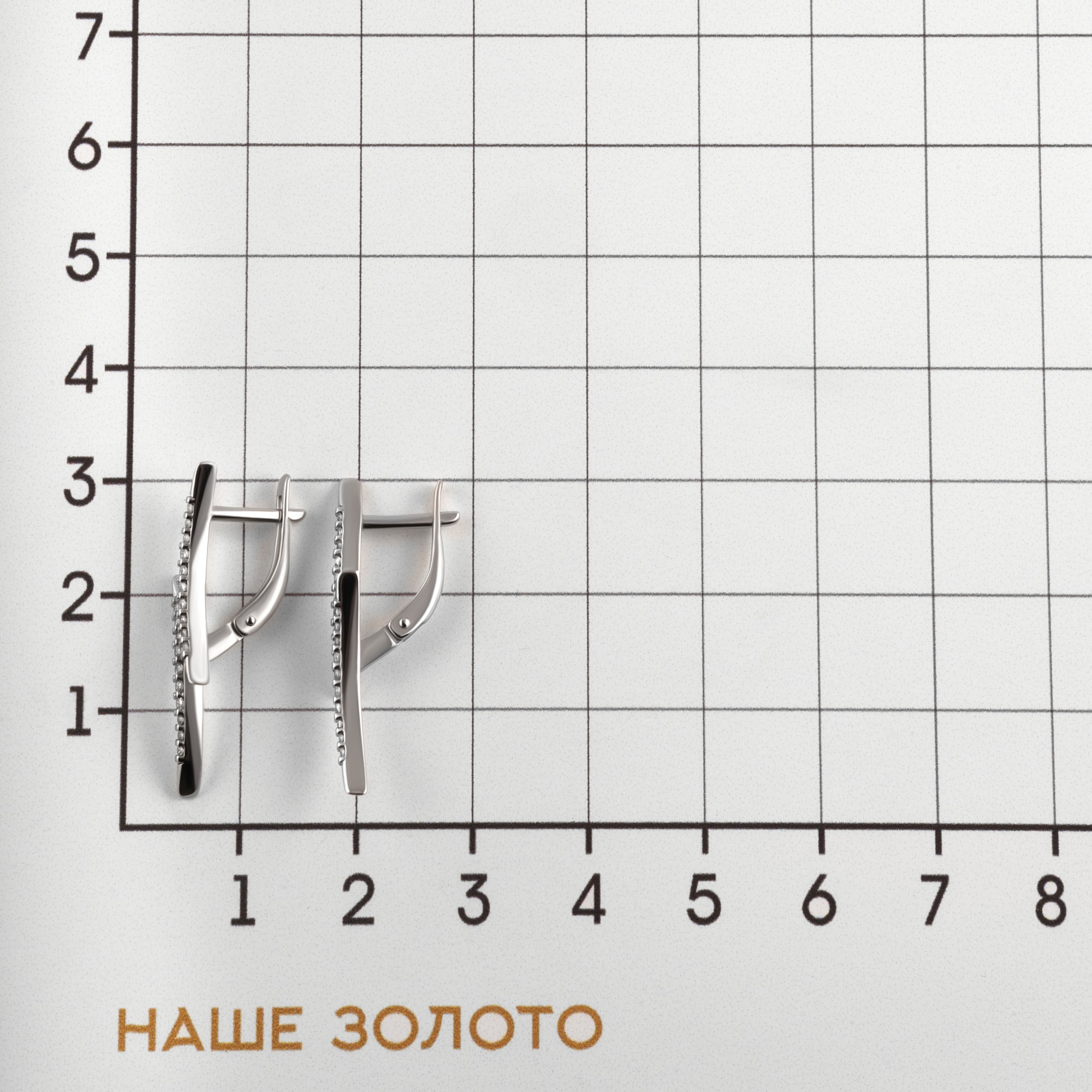 Серебряные серьги Sokolov ДИ94025745