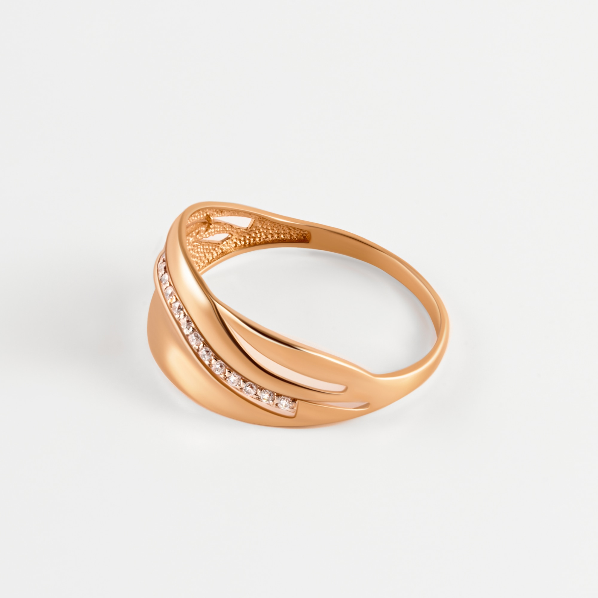 Золотое кольцо Золотая подкова из красного золота 585 пробы ЯВ821983