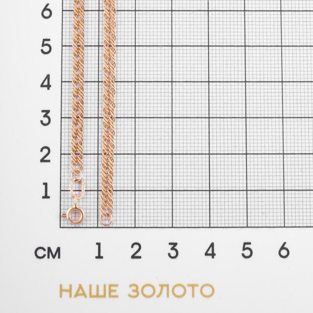 Золотая цепочка Талант из красного золота 585 пробы ТБ31001004030204