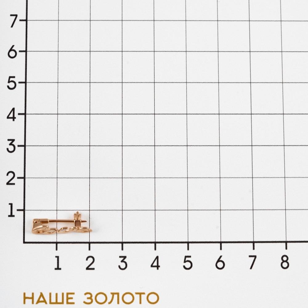 Золотая брошь Efremof из красного золота 585 пробы ЮПБ13215758