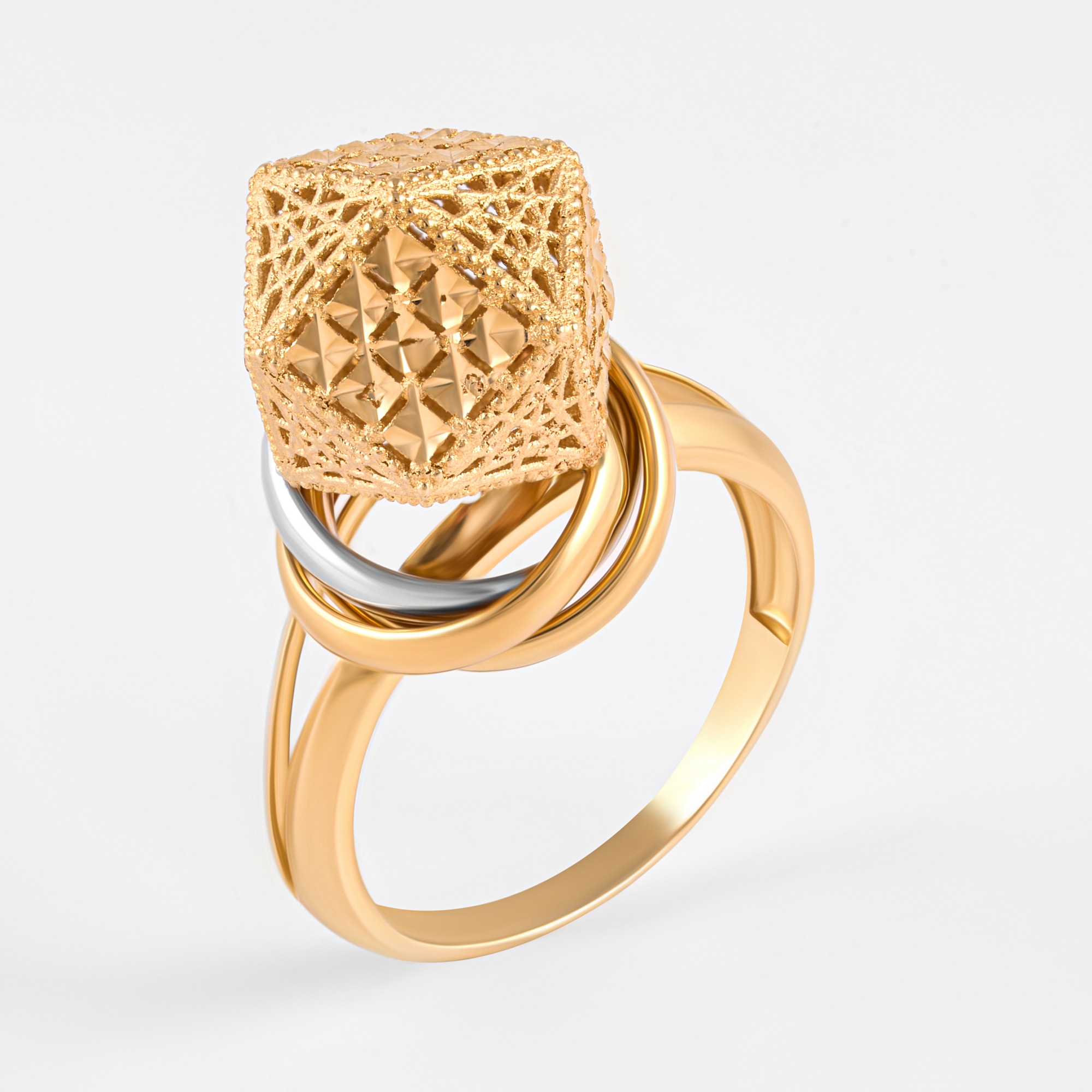 Золотое кольцо Випголд из красного золота 585 пробы ВПКЛ00009217