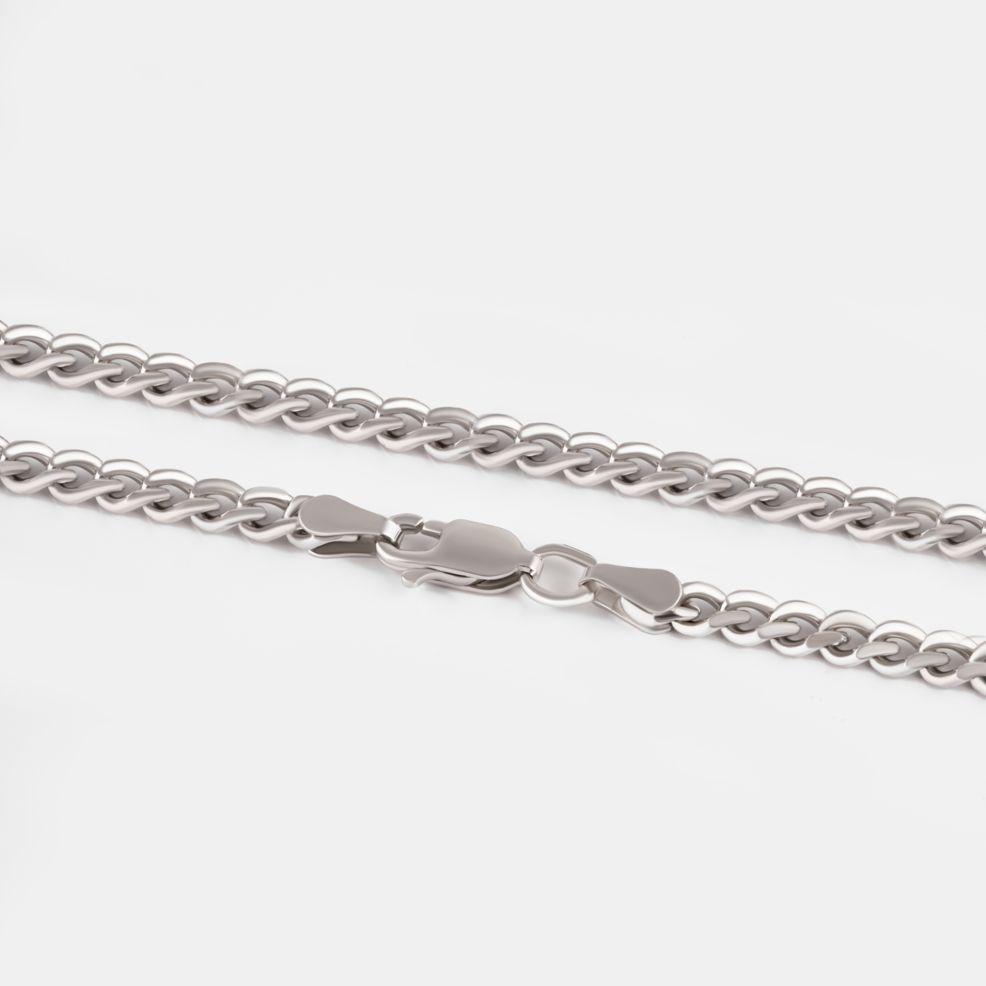 Серебряная цепочка Вознесенский 6ВПГКР-100С, размеры от 40 до 60