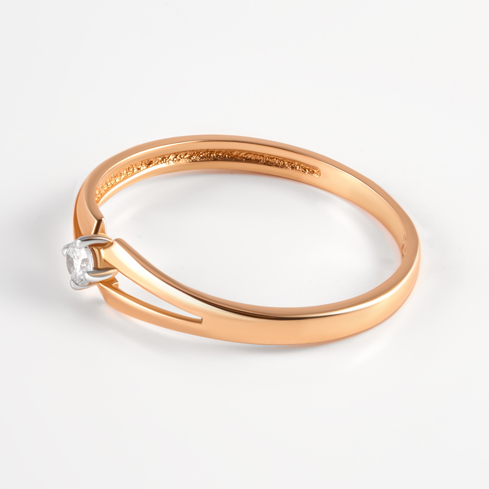 Золотое кольцо Золотая подкова из красного золота 585 пробы ЯВ822051