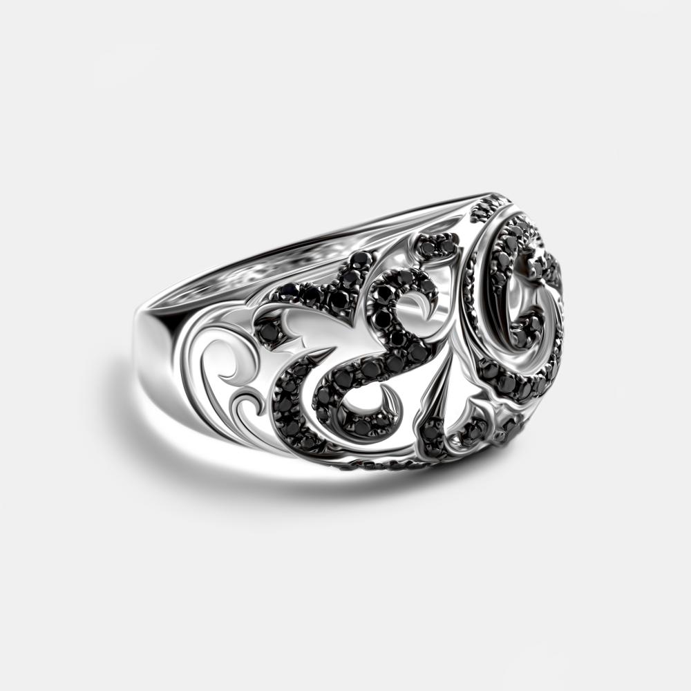 Золотое кольцо Вальтера из красного золота 585 пробы ВР44930