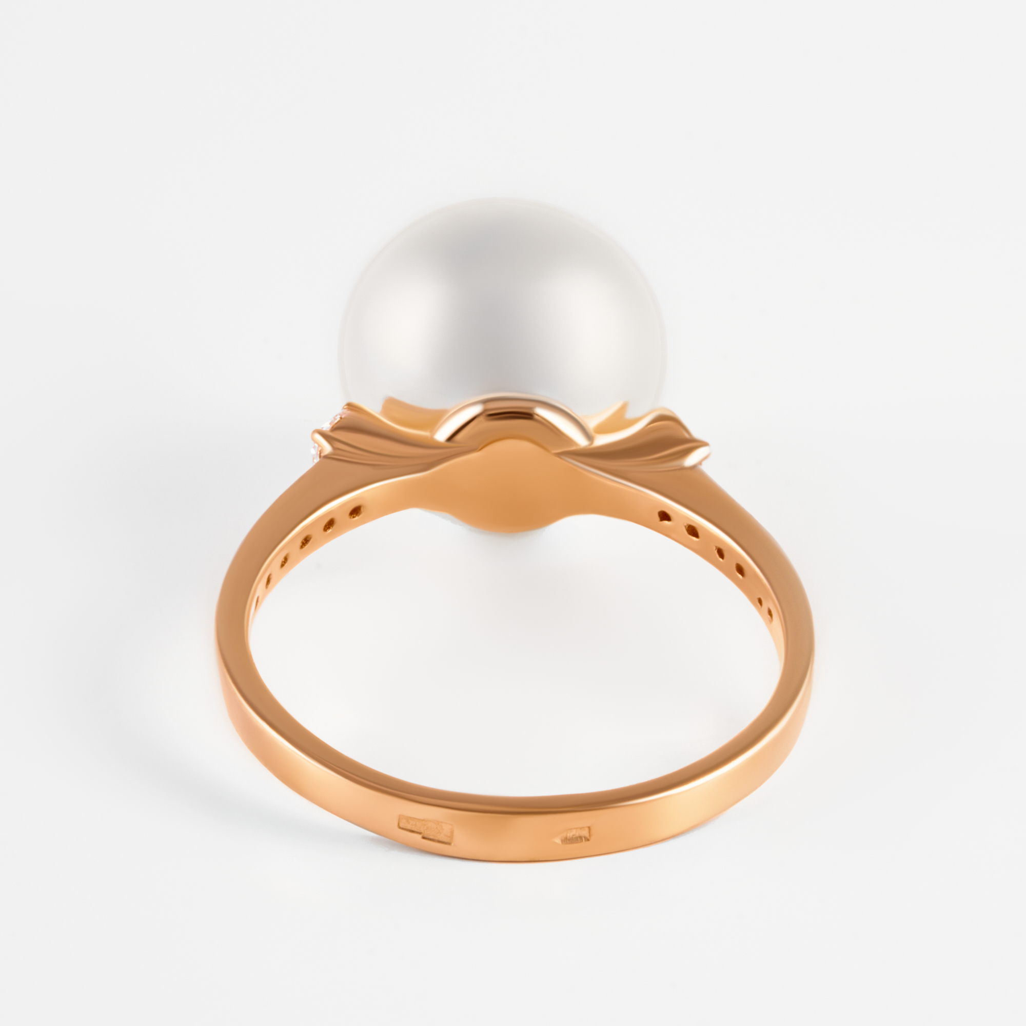 Золотое кольцо Defleur из красного золота 585 пробы ФЖ31077.Ц1Д11