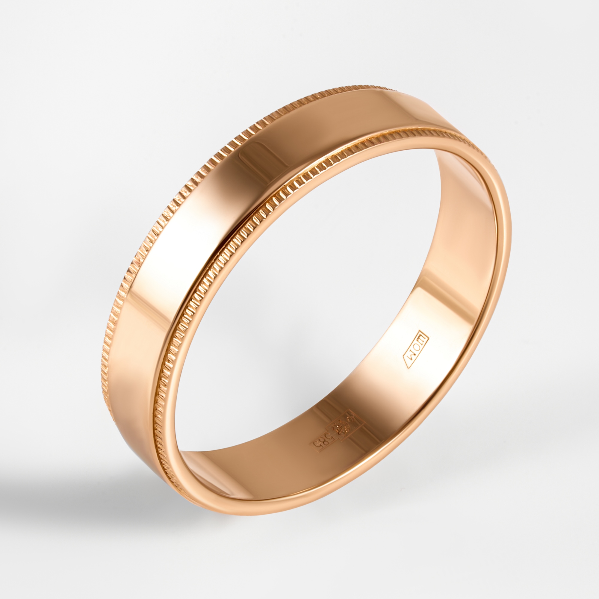 Золотое кольцо обручальное Светлов из красного золота 585 пробы К814-2118-11-00