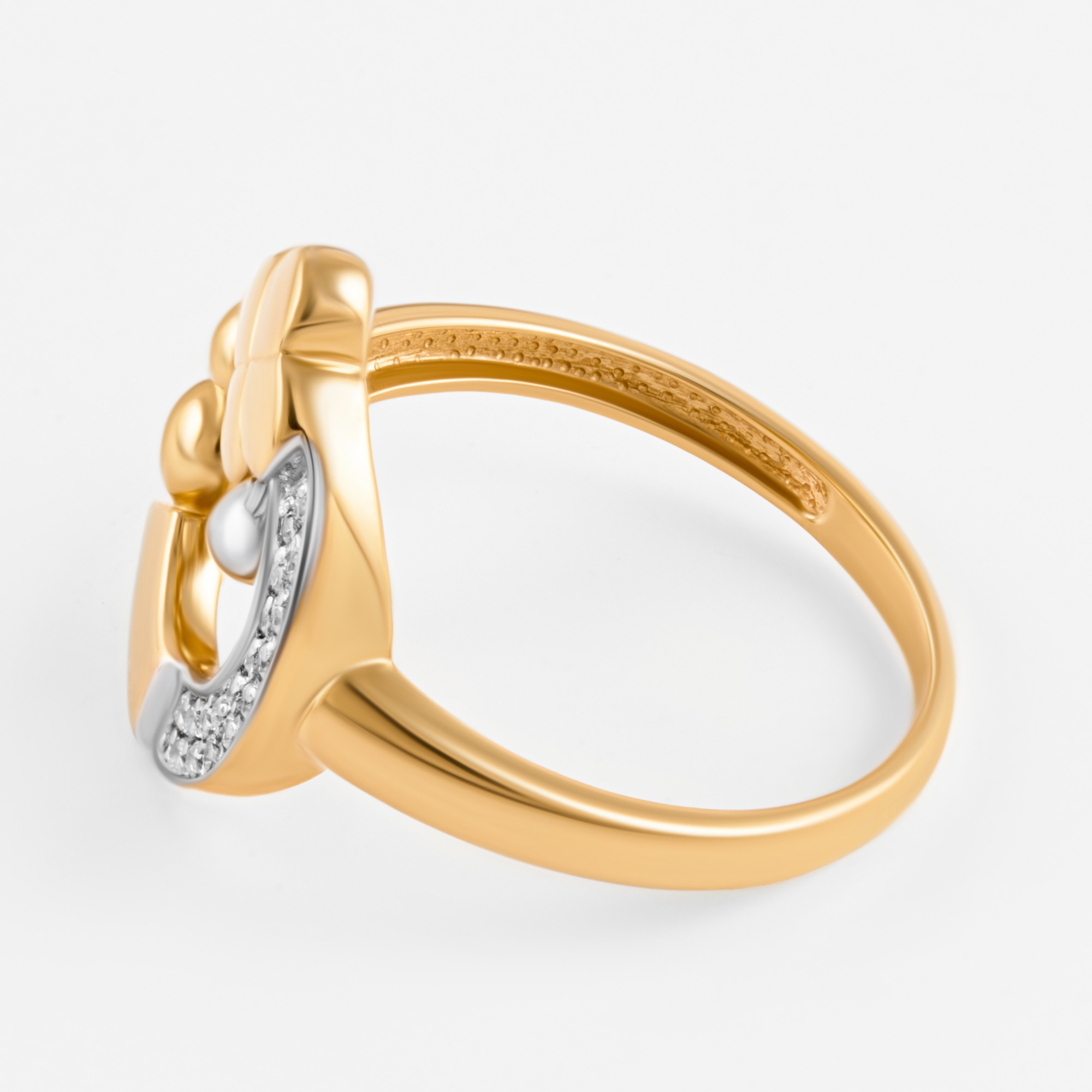 Золотое кольцо Liberty из красного золота 585 пробы РЫК4558Л