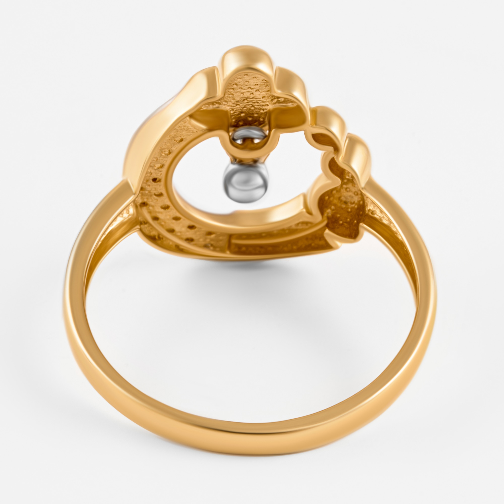 Золотое кольцо Liberty из красного золота 585 пробы РЫК4558Л