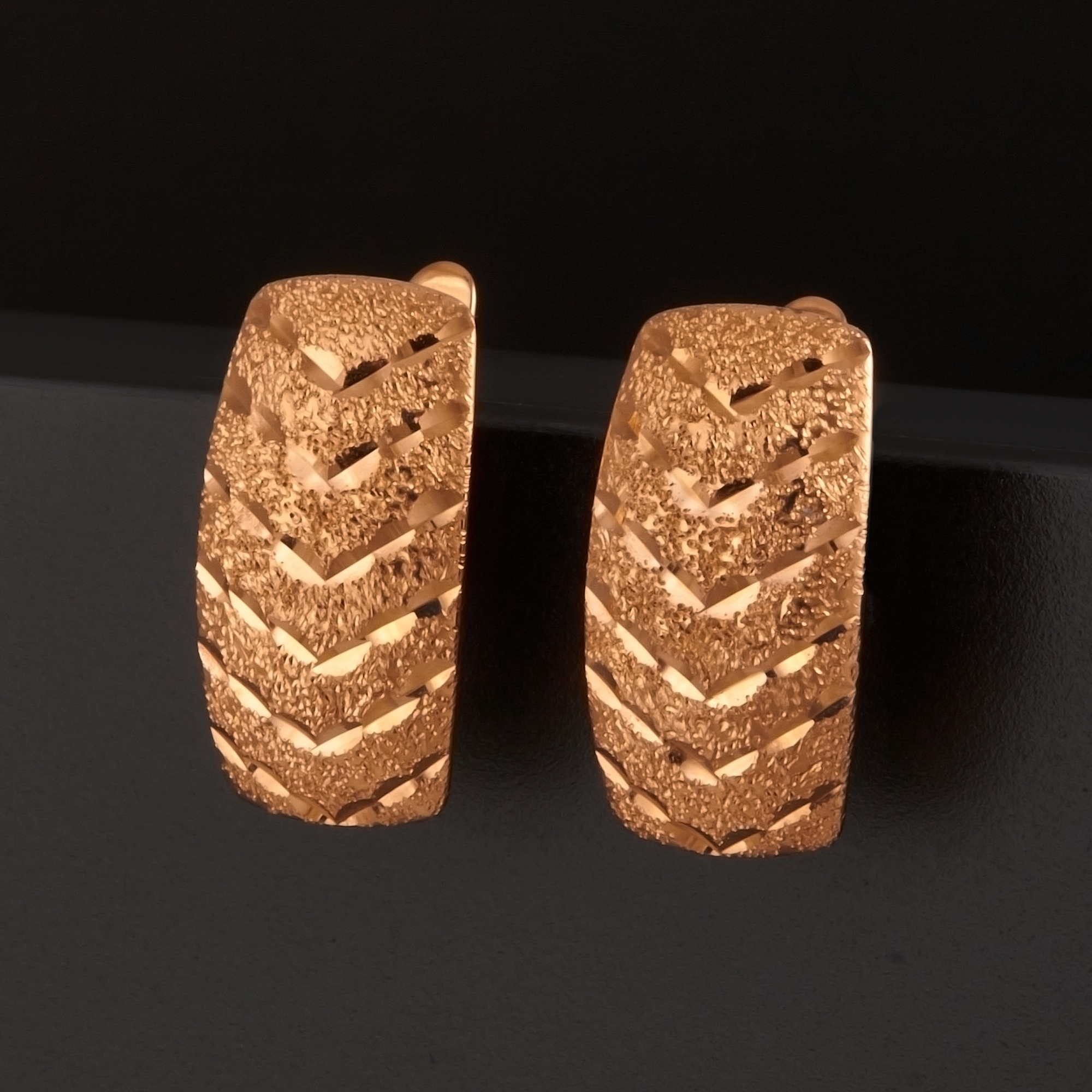 Золотые серьги Efremof из красного золота 585 пробы ЮПС1200200