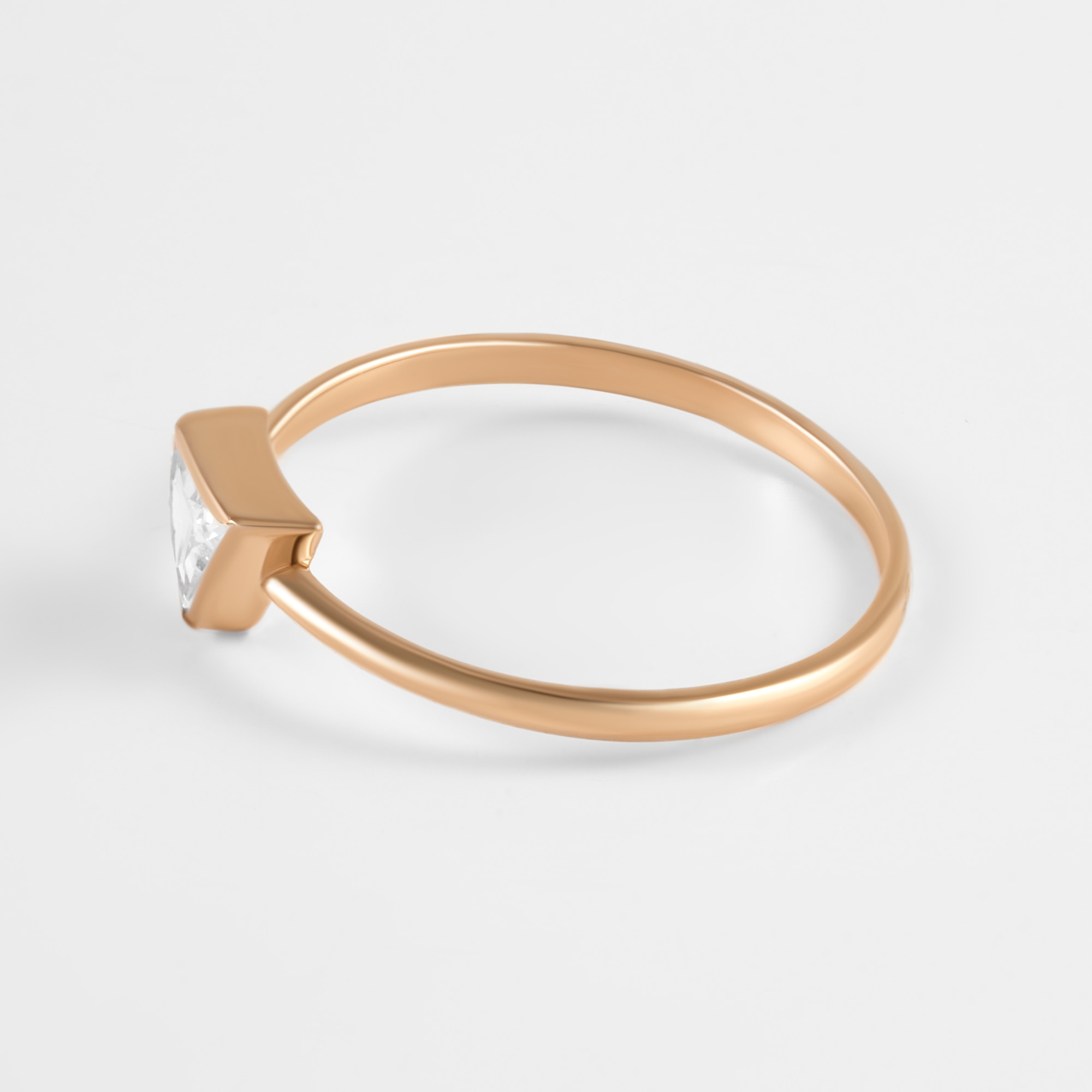 Золотое кольцо Liberty из красного золота 585 пробы РЫ1795241