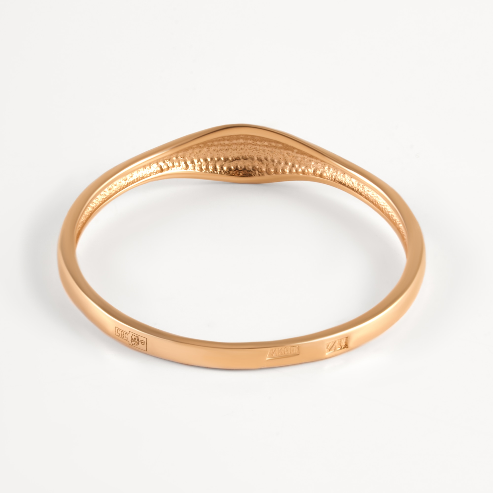Золотое кольцо Liberty из красного золота 585 пробы РЫ1794499