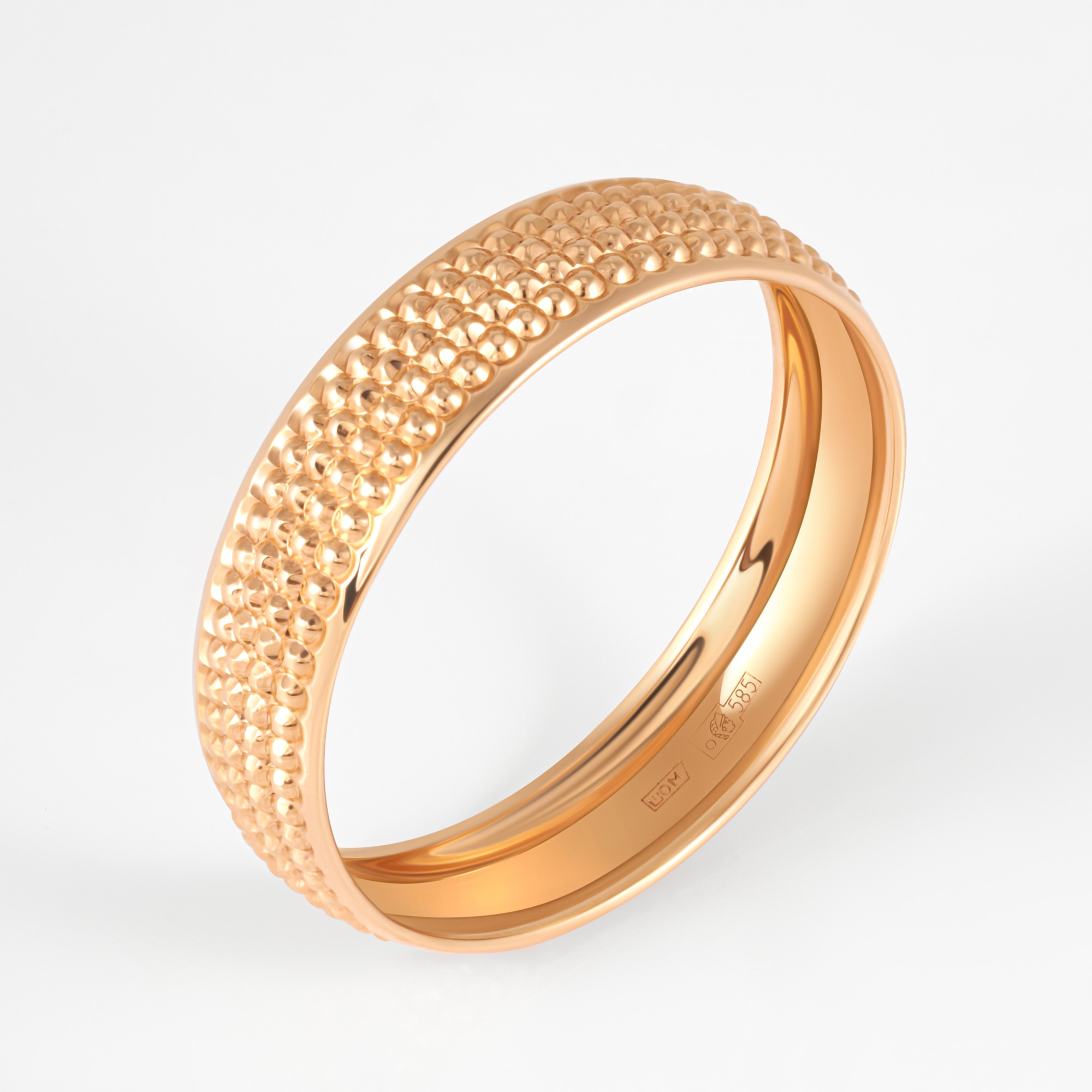 Золотое кольцо обручальное Светлов из красного золота 585 пробы К814-5077-11-00