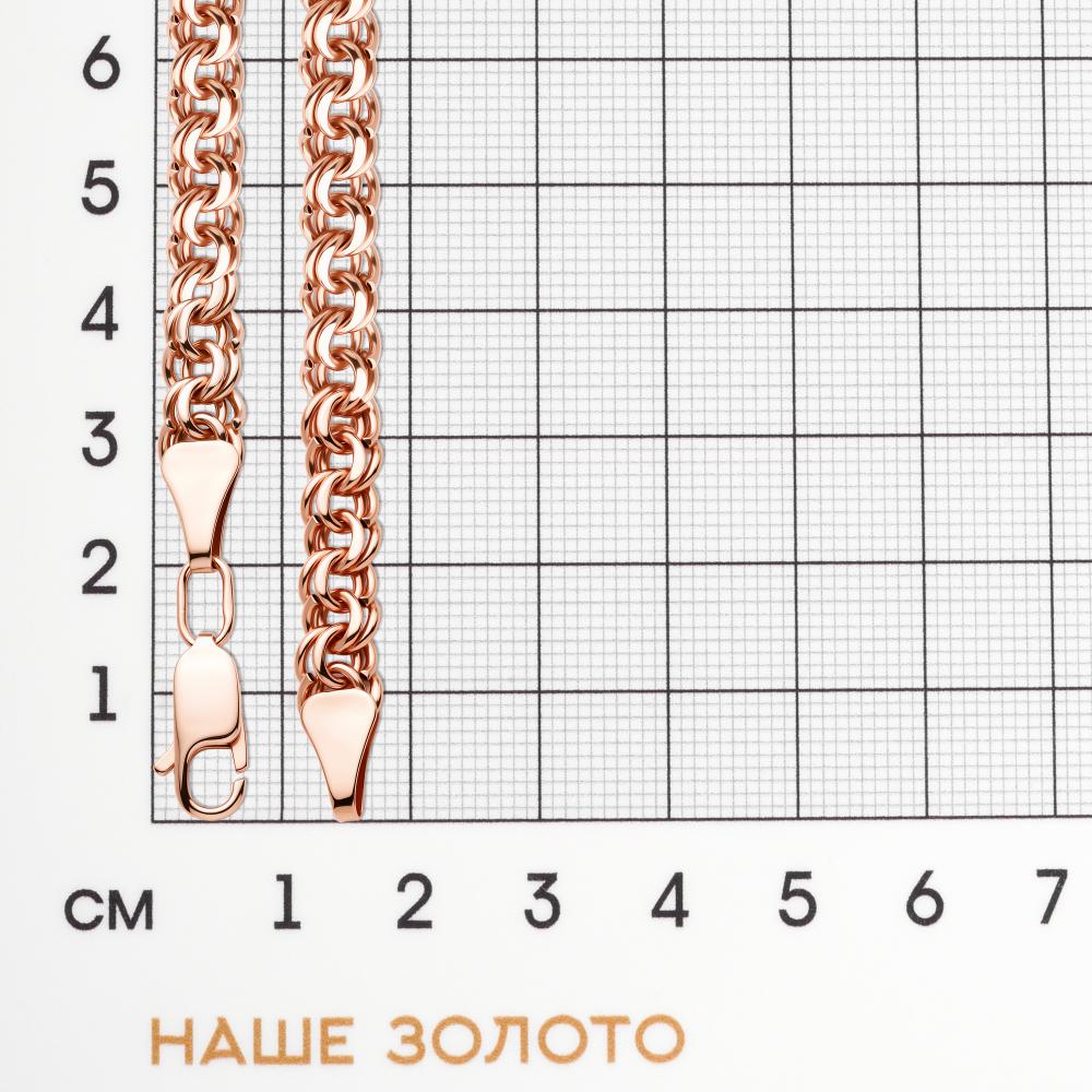Золотой браслет Талант из красного золота 585 пробы ТБ42101008037654