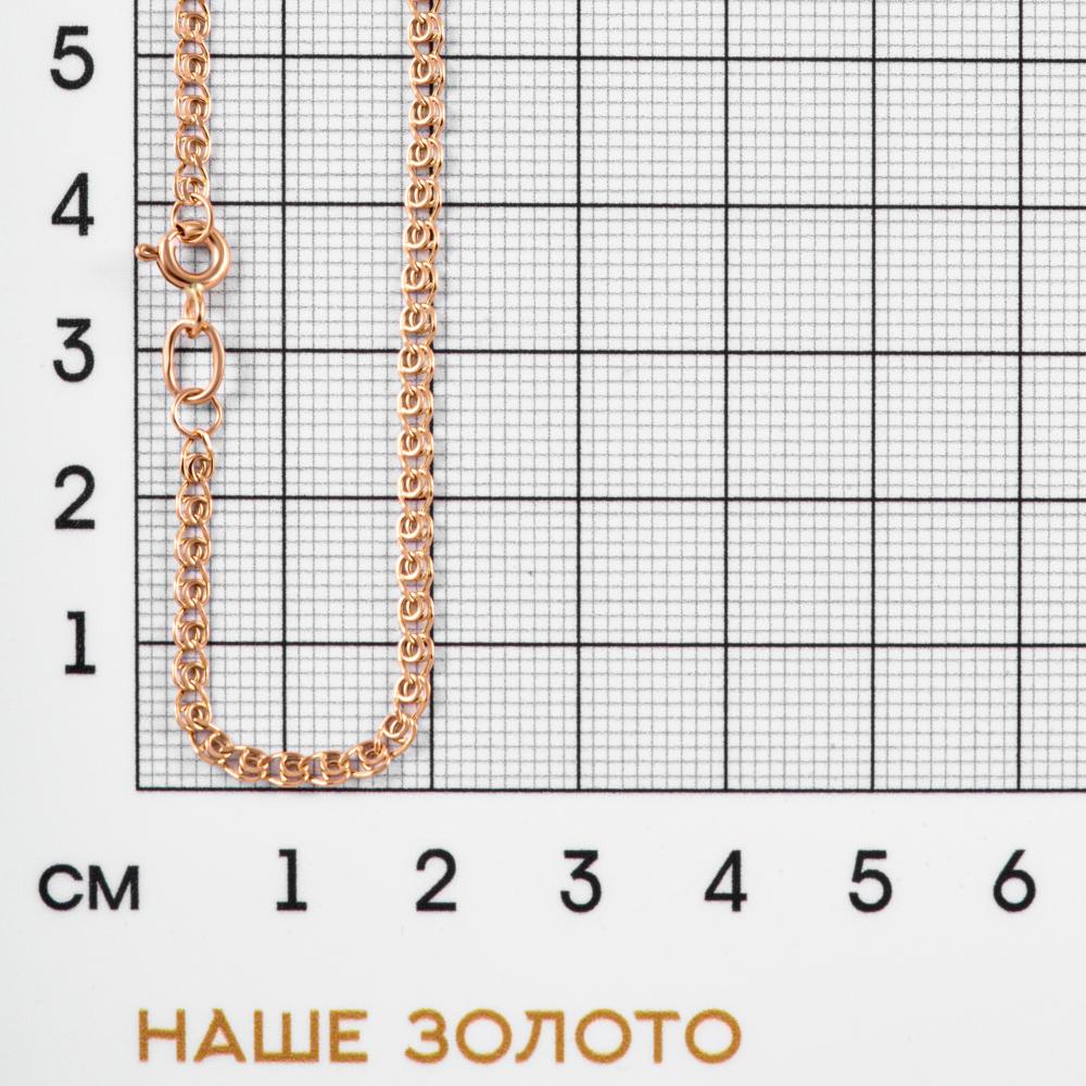 Золотая цепочка Талант из красного золота 585 пробы ТБ31101004030087