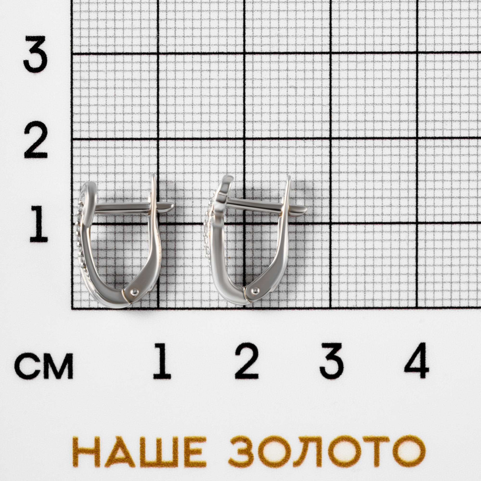 Серебряные серьги Вознесенский 6В11-0658