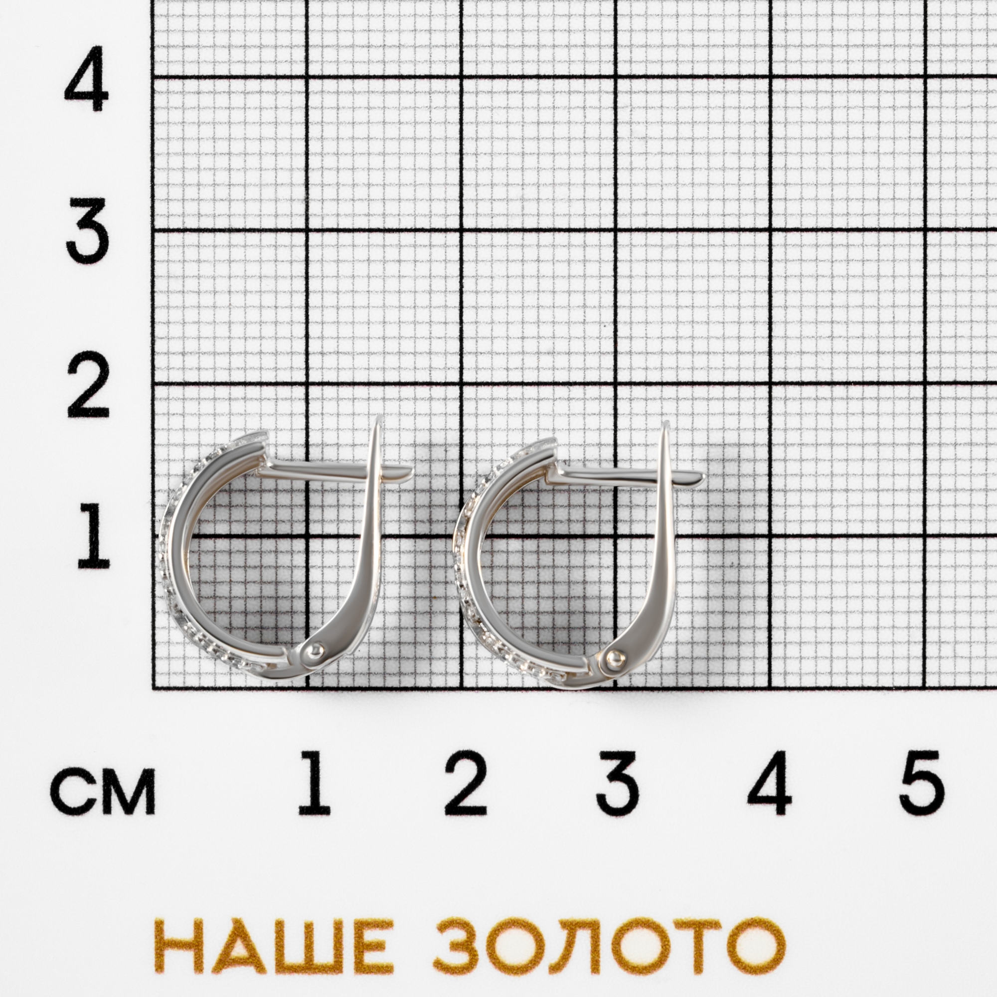 Серебряные серьги Вознесенский  со вставками (фианит) 6В11-0935