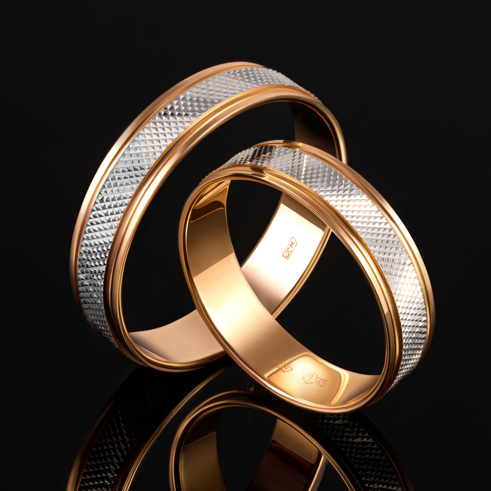 Золотое кольцо обручальное Светлов из красного золота 585 пробы К814-2063-10-00