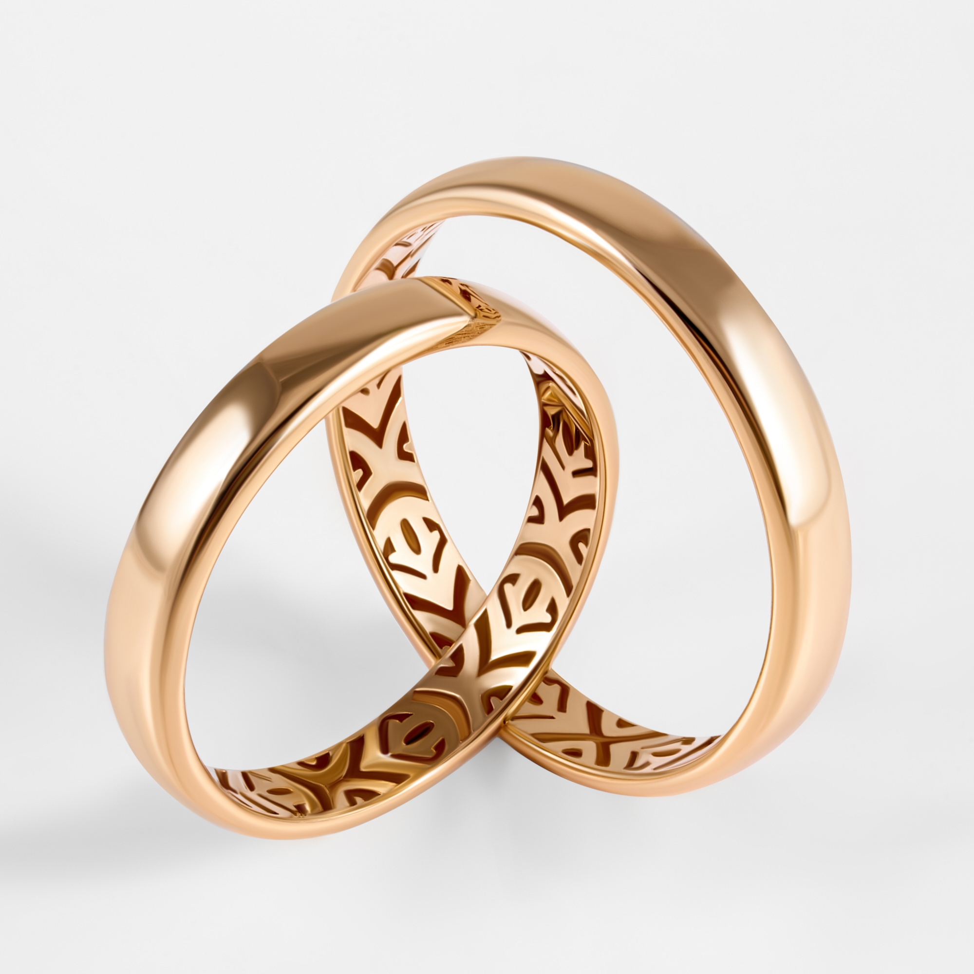 Золотое кольцо обручальное Грант из красного золота 585 пробы ГР0355268