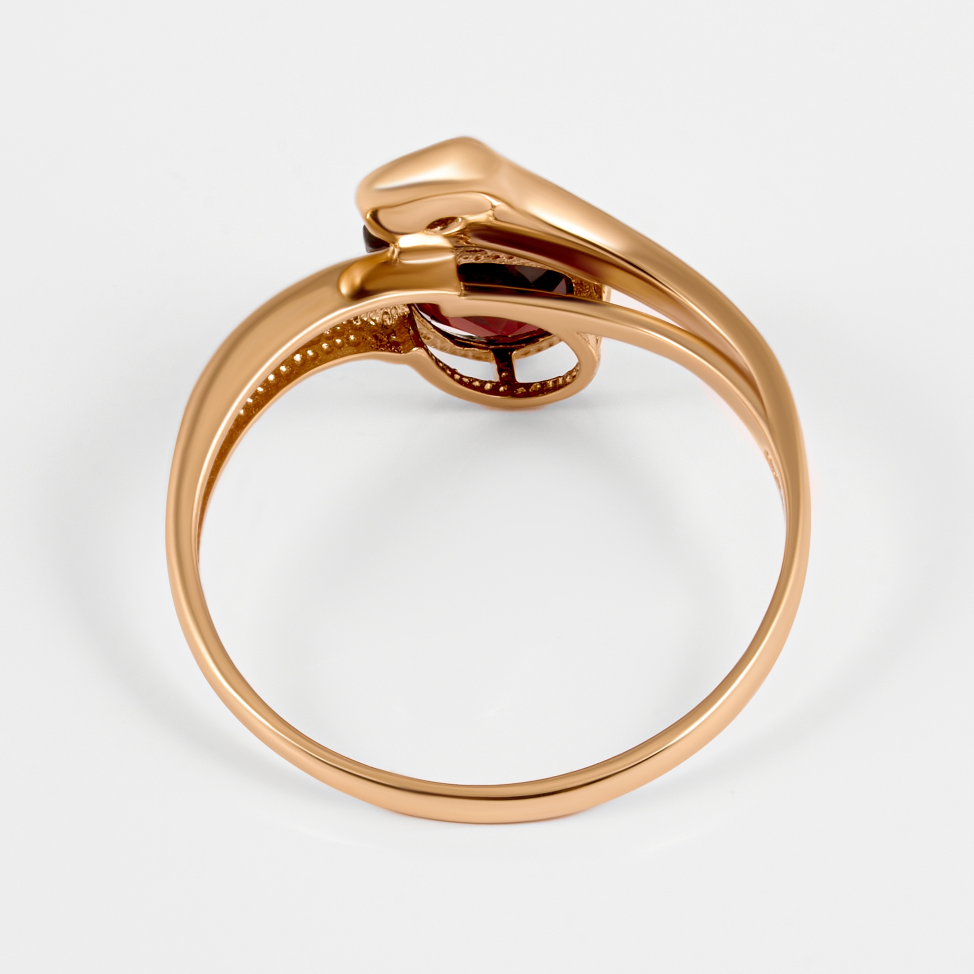 Золотое кольцо Мастер бриллиант из красного золота 585 пробы МБ0120070300010