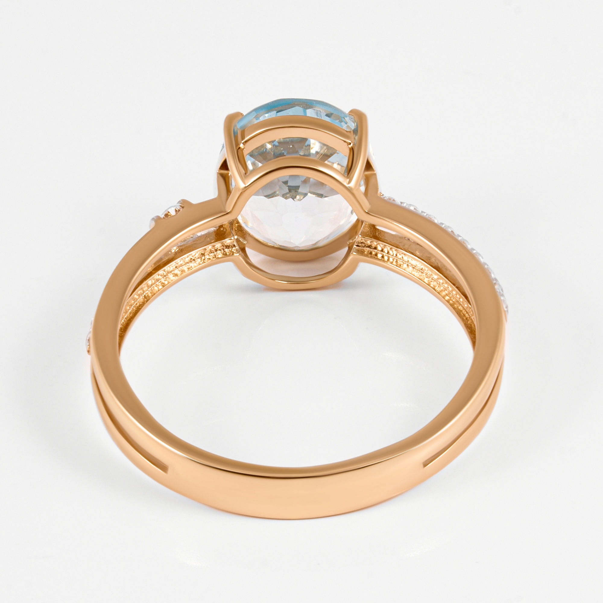Золотое кольцо Мастер бриллиант из красного золота 585 пробы МБ0117850101011