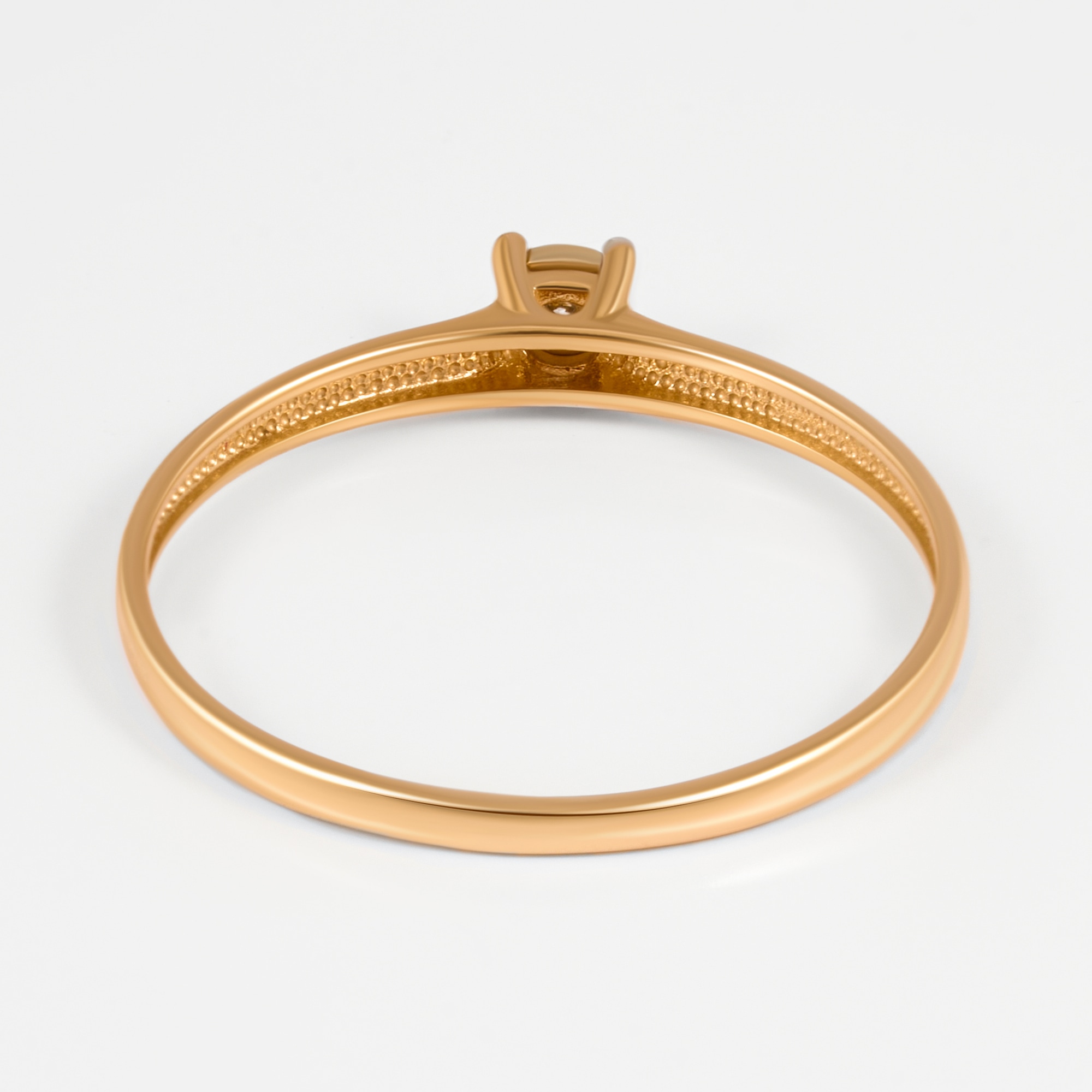 Золотое кольцо Империал из красного золота 585 пробы ИМК0632-120