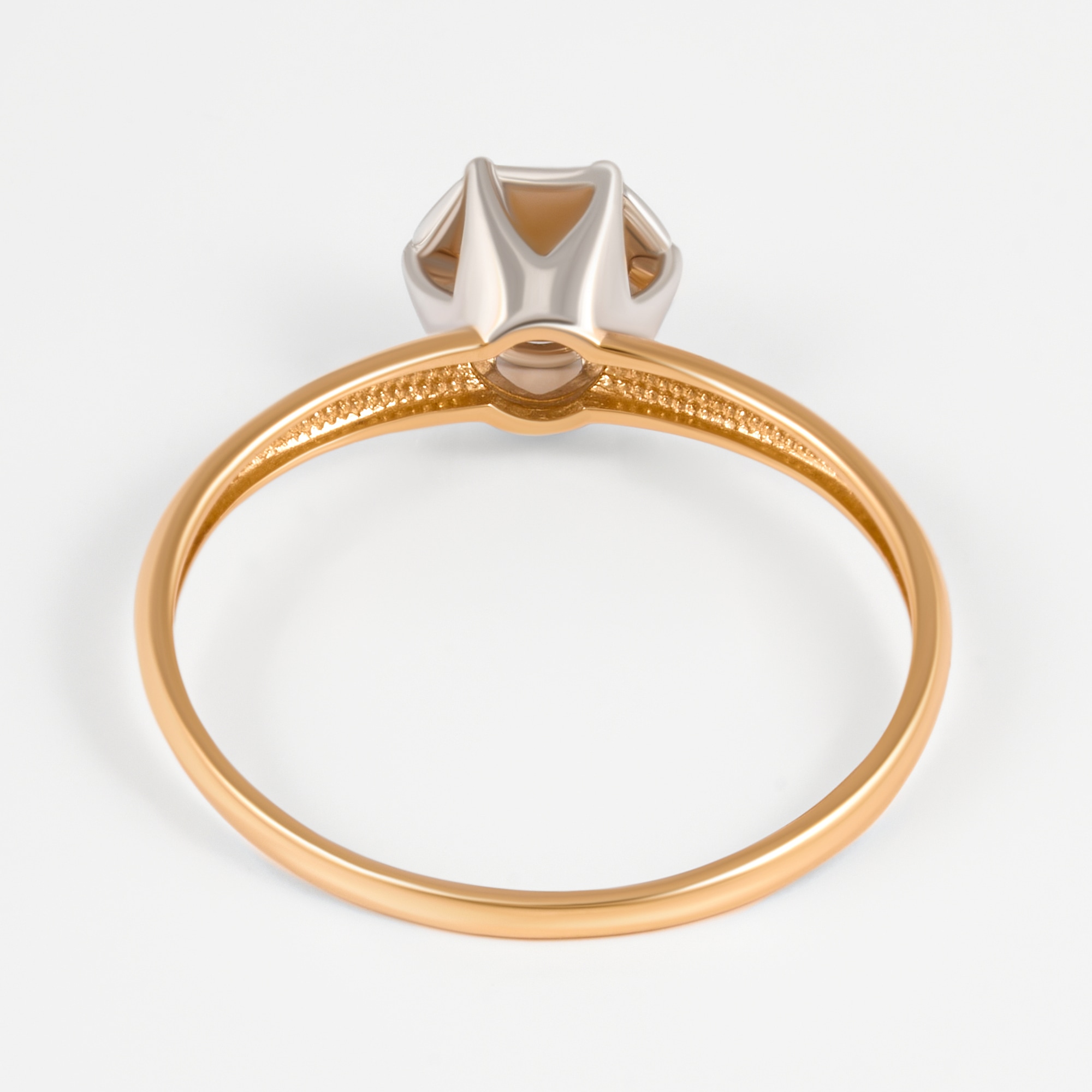 Золотое кольцо Империал из красного золота 585 пробы ИМК2471-120