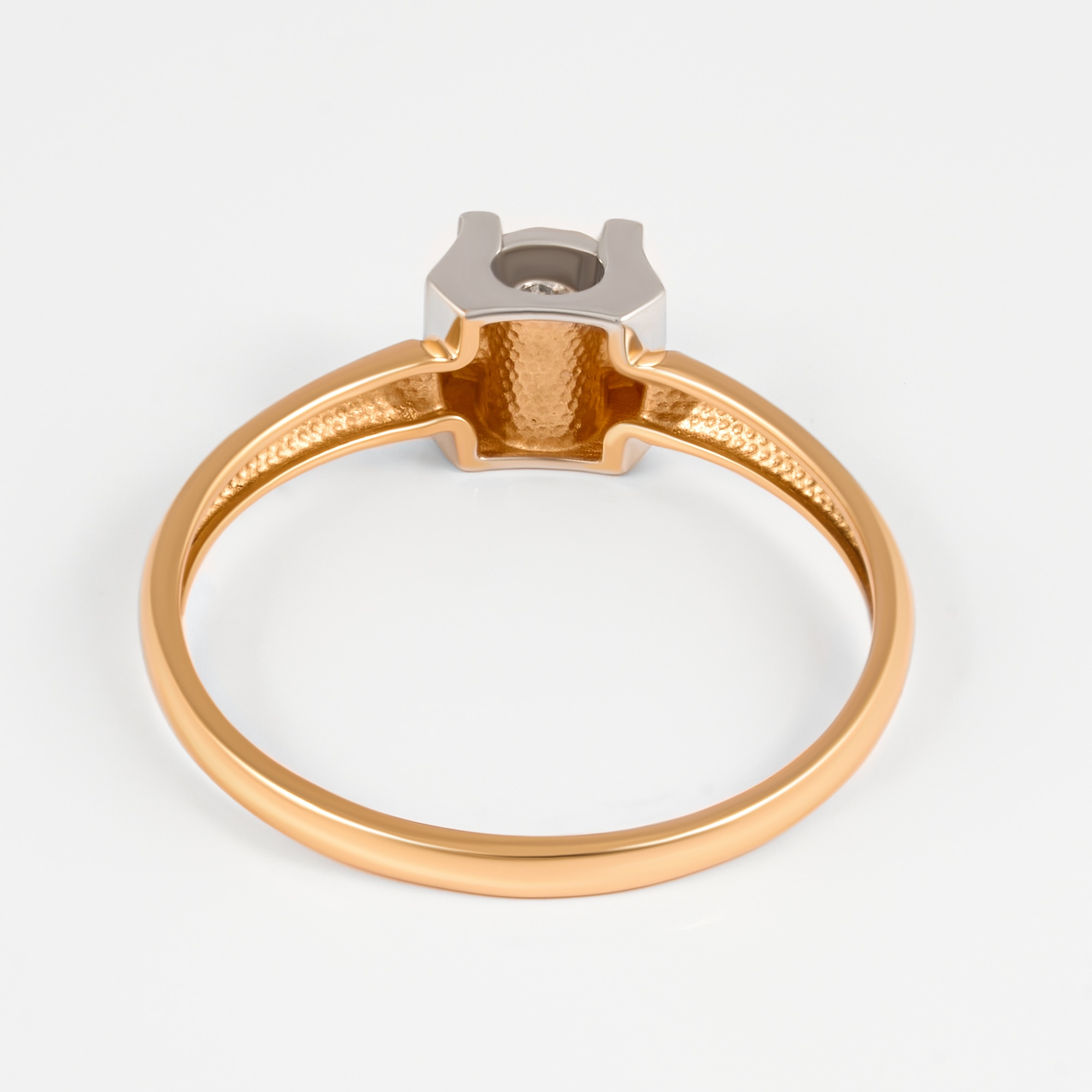 Золотое кольцо Империал из красного золота 585 пробы ИМК2534-120