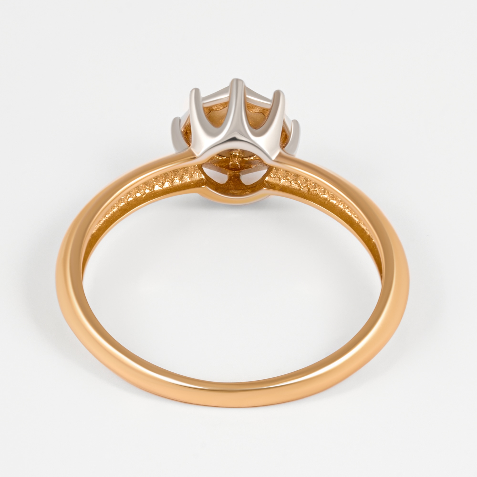 Золотое кольцо Империал из красного золота 585 пробы ИМК2472-120