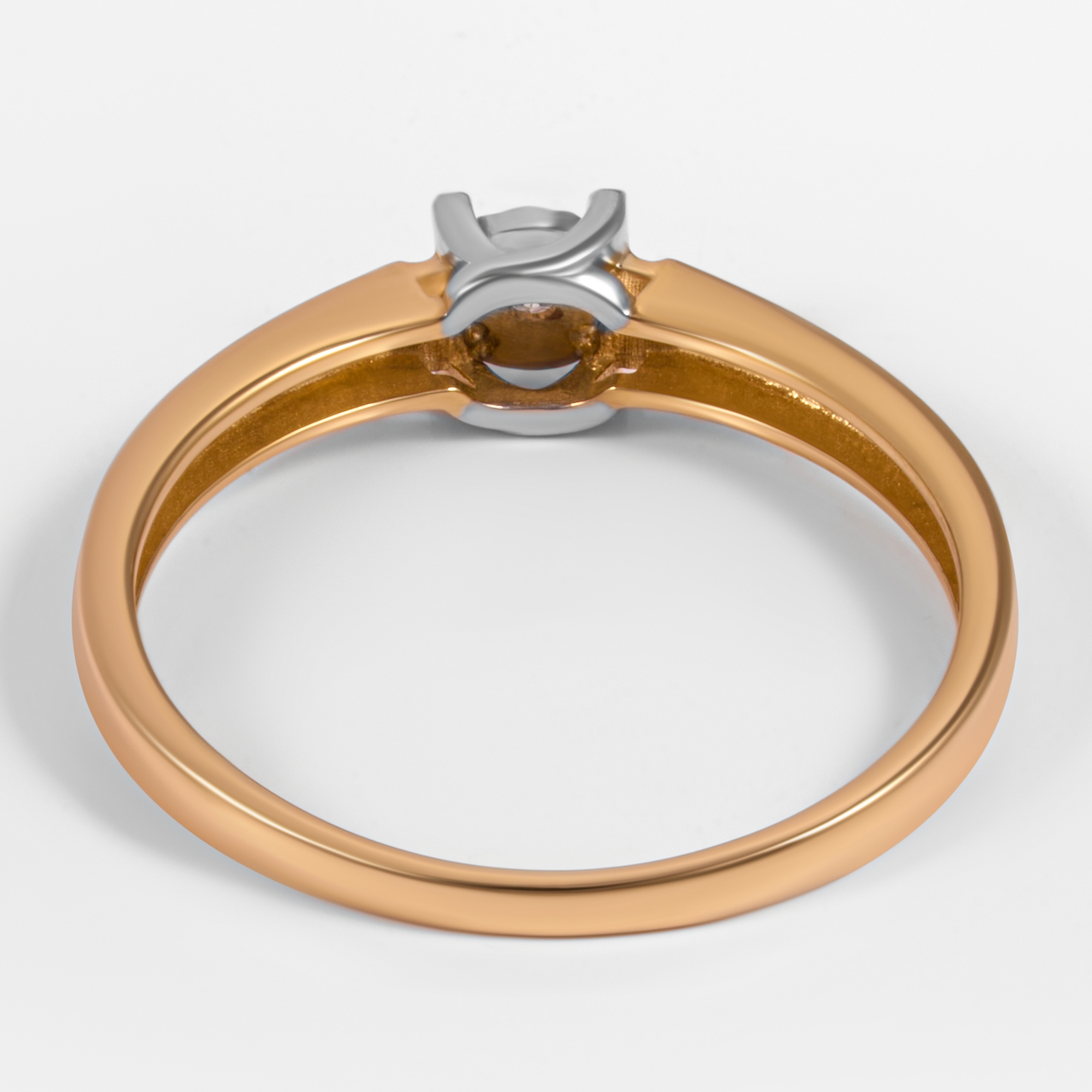 Золотое кольцо Империал из красного золота 585 пробы ИМК1634-120