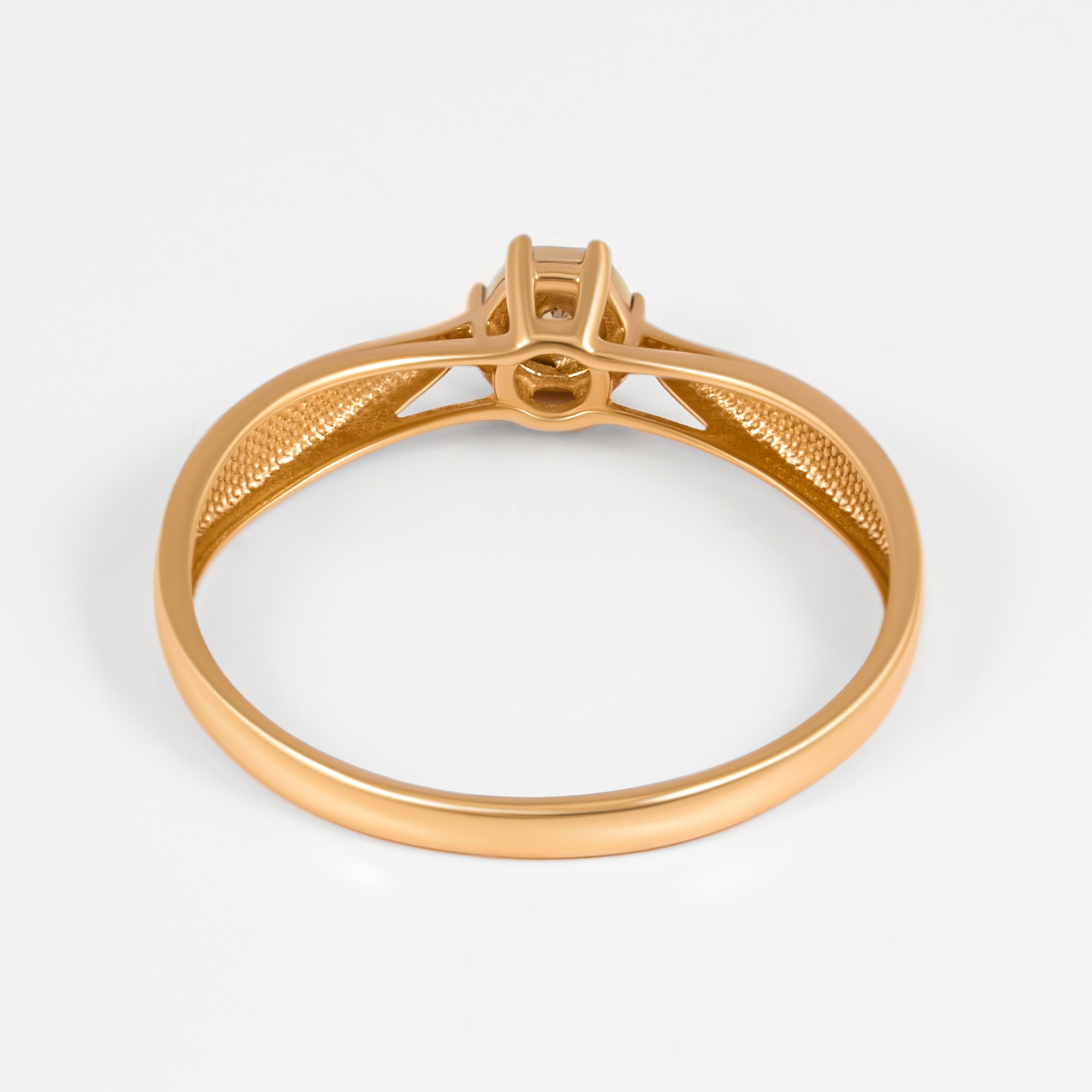 Золотое кольцо Империал из красного золота 585 пробы ИМК2536-120