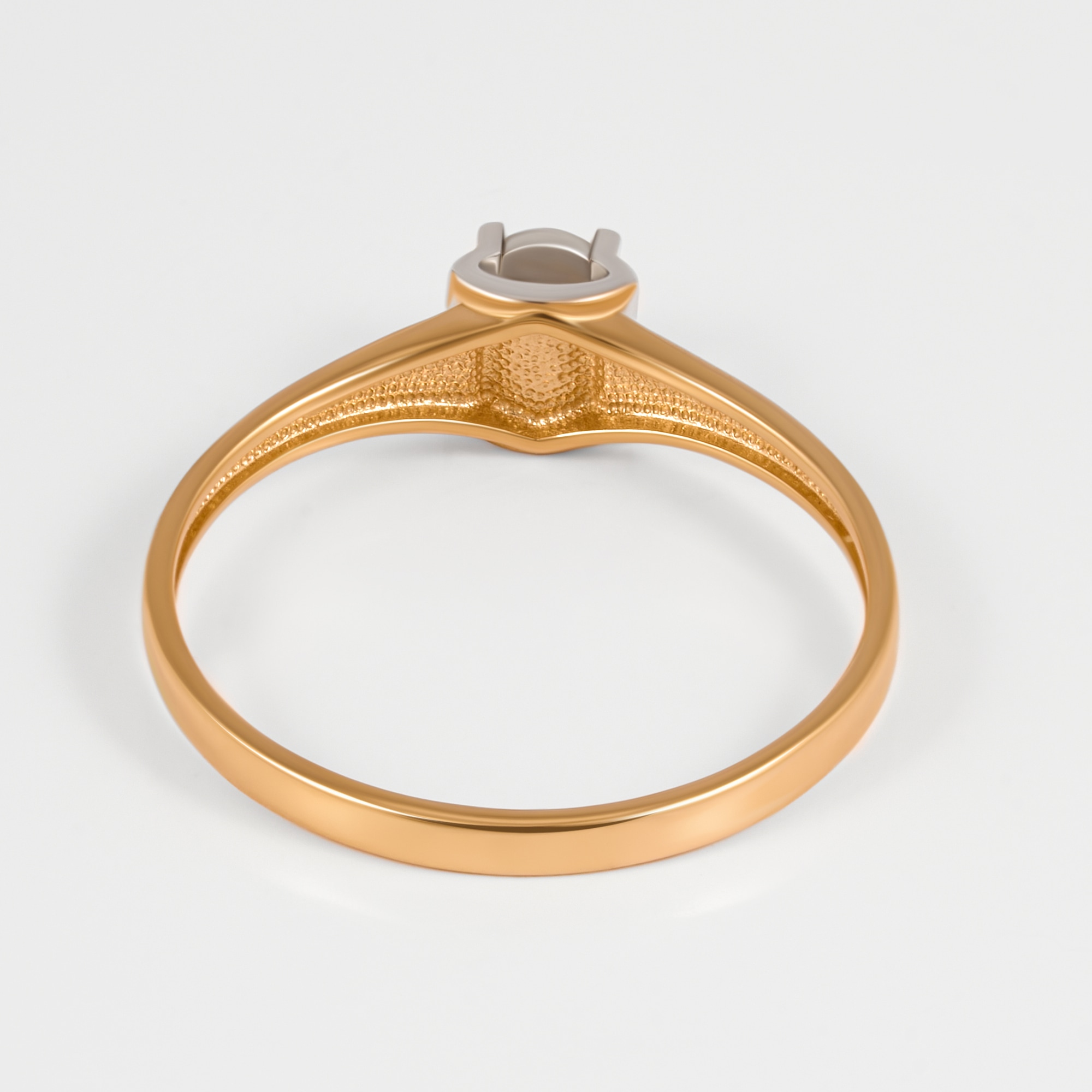 Золотое кольцо Империал из красного золота 585 пробы ИМК0638-120