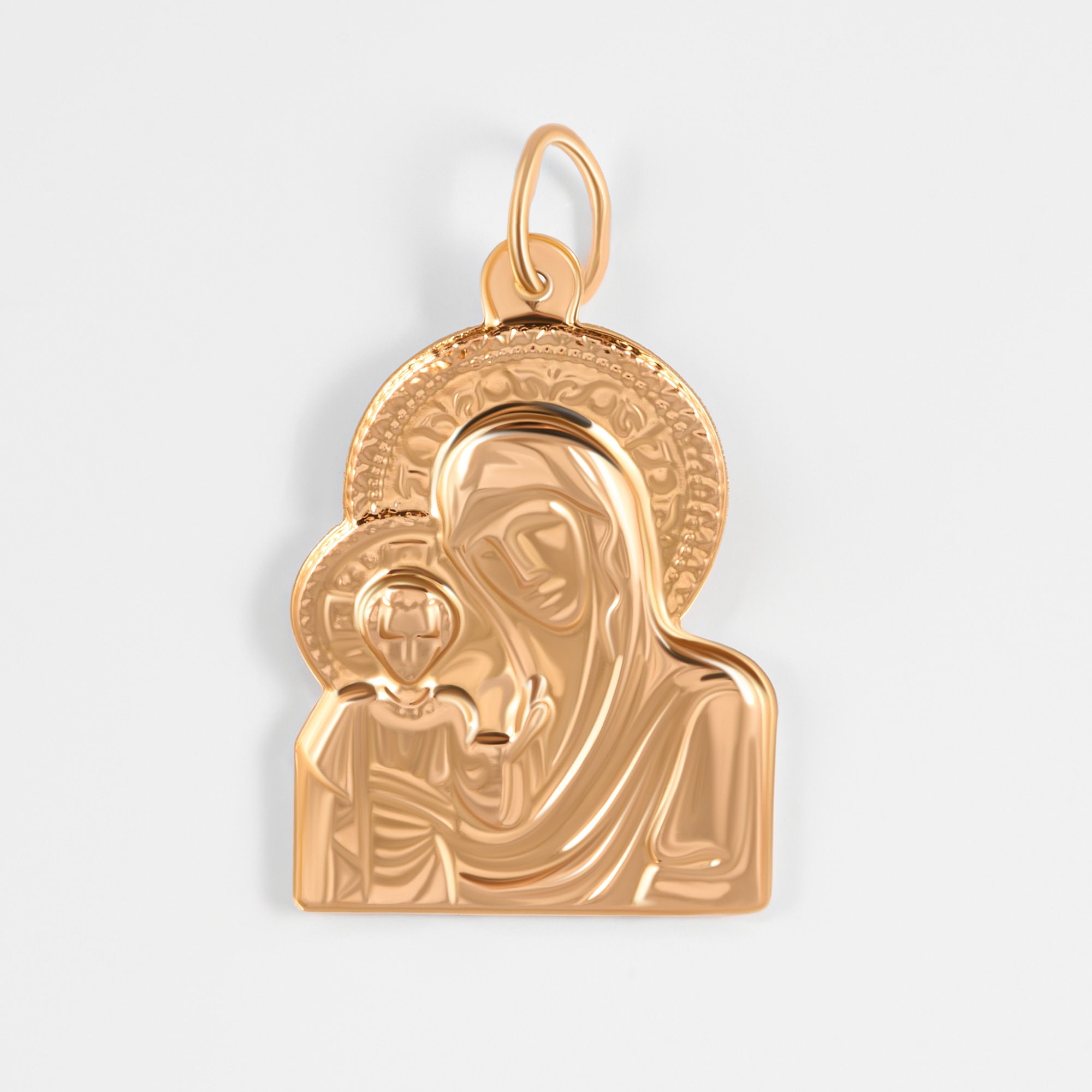 Золотая иконка Карат-к из красного золота 585 пробы КК04-05