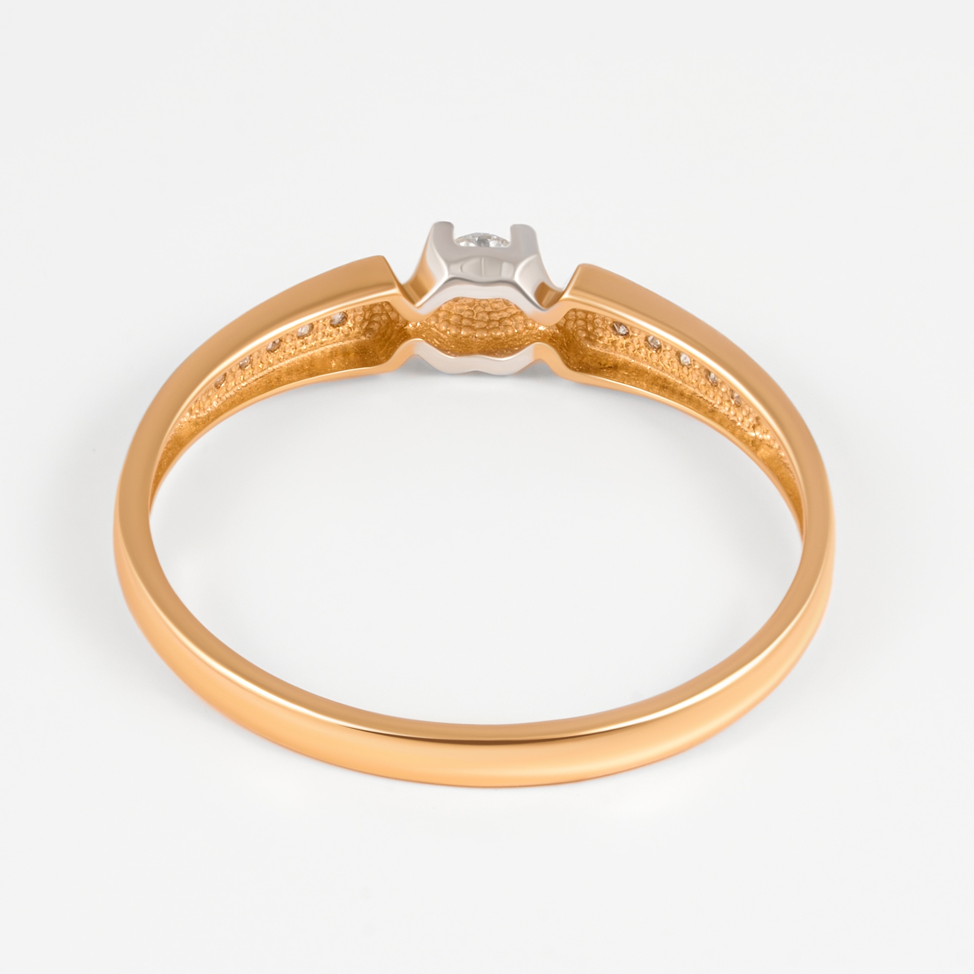 Золотое кольцо Империал из красного золота 585 пробы ИМК1490-120
