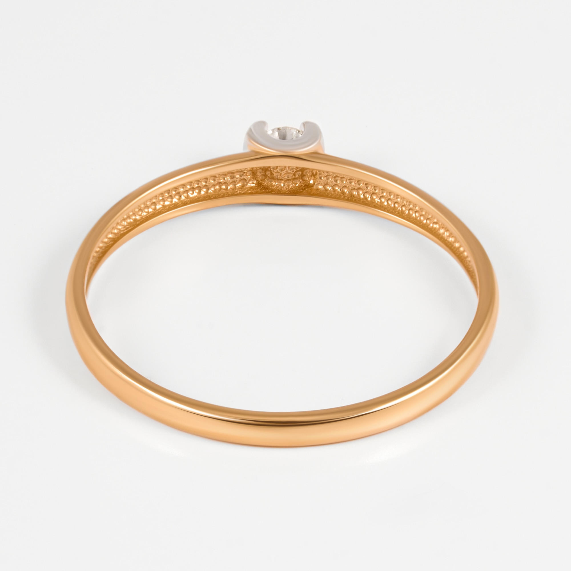 Золотое кольцо Империал из красного золота 585 пробы ИМК0778-120