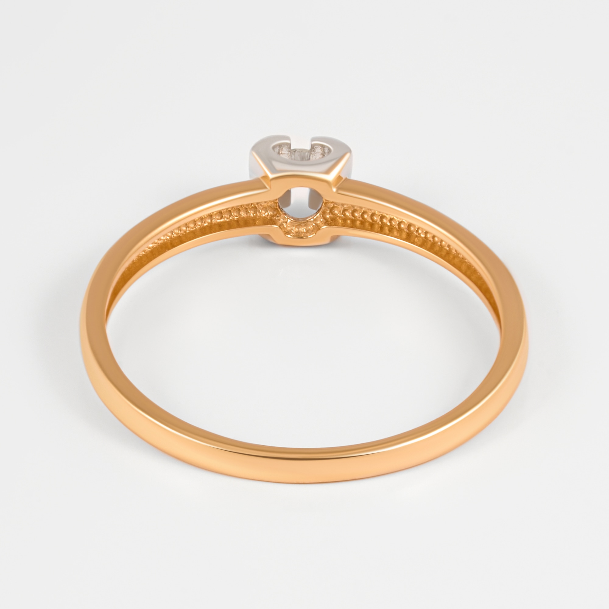 Золотое кольцо Империал из красного золота 585 пробы ИМК1970-120