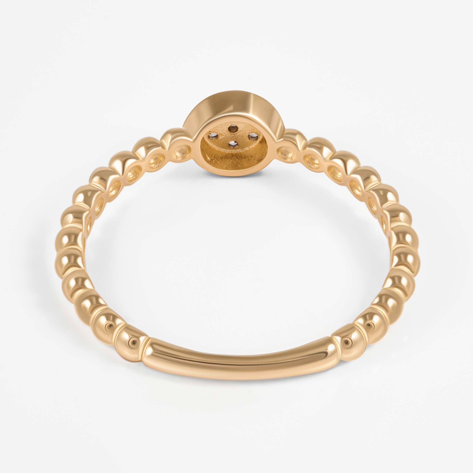 Золотое кольцо Альтеза из красного золота 585 пробы А910223