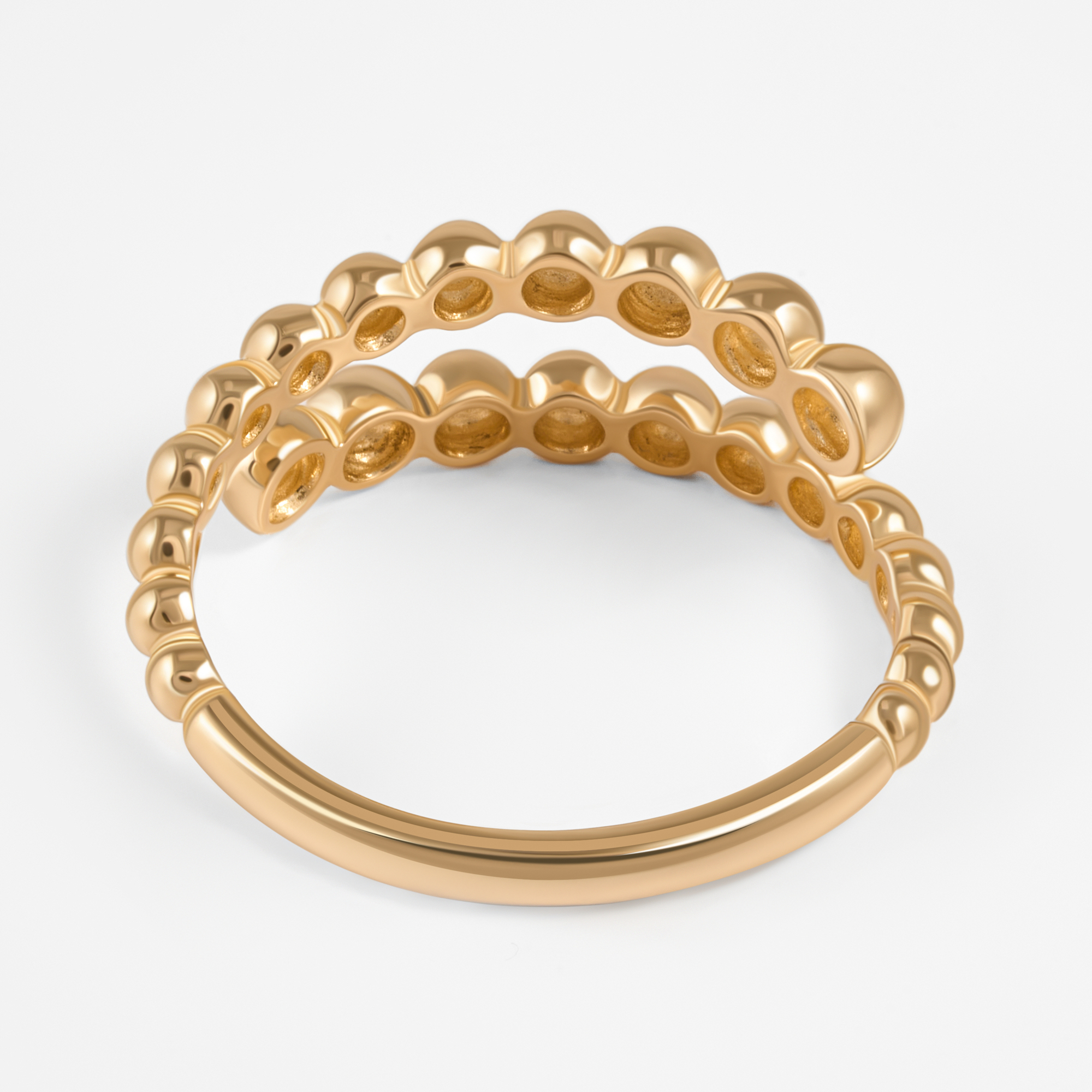 Золотое кольцо Альтеза из красного золота 585 пробы А910221