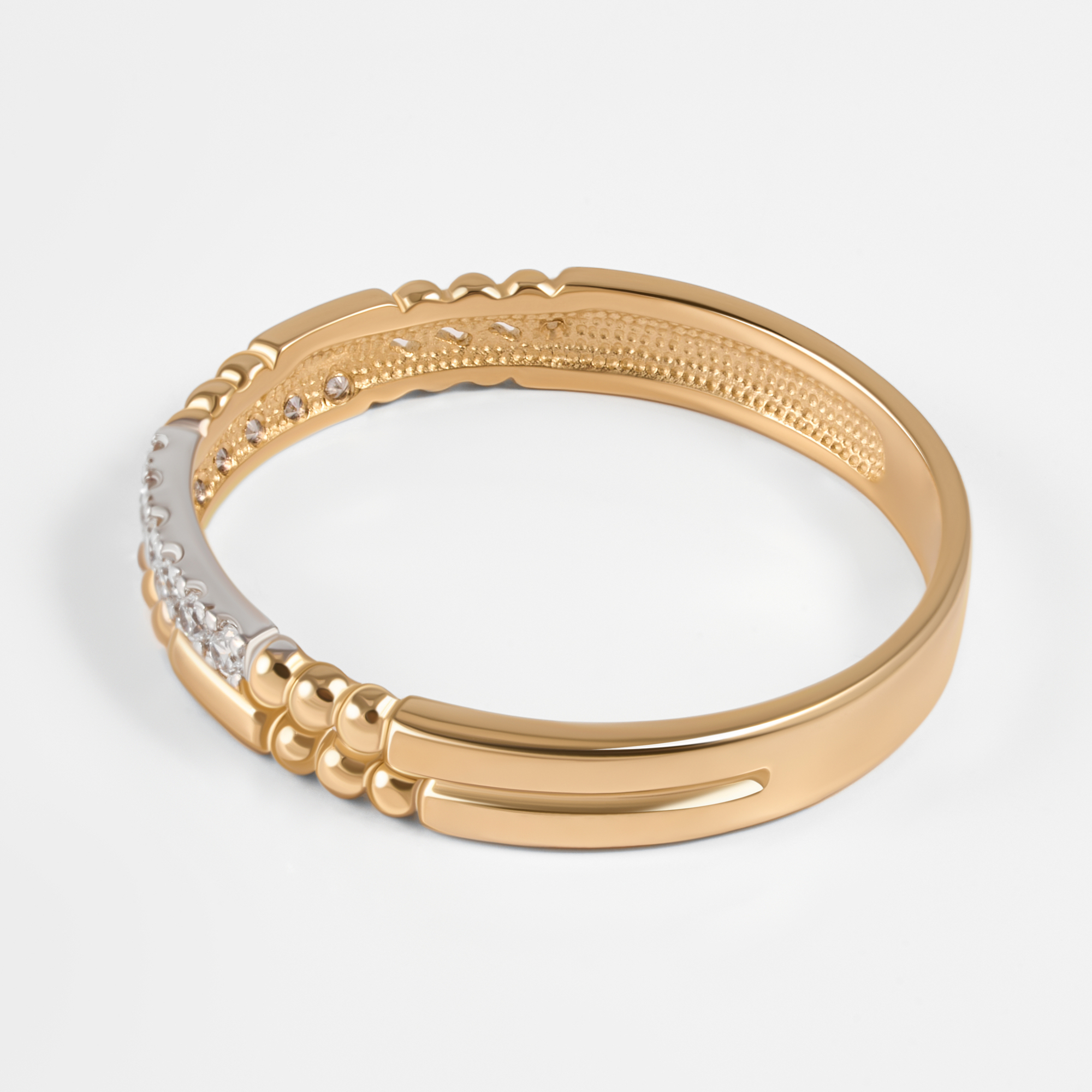 Золотое кольцо Альтеза из красного золота 585 пробы А910220