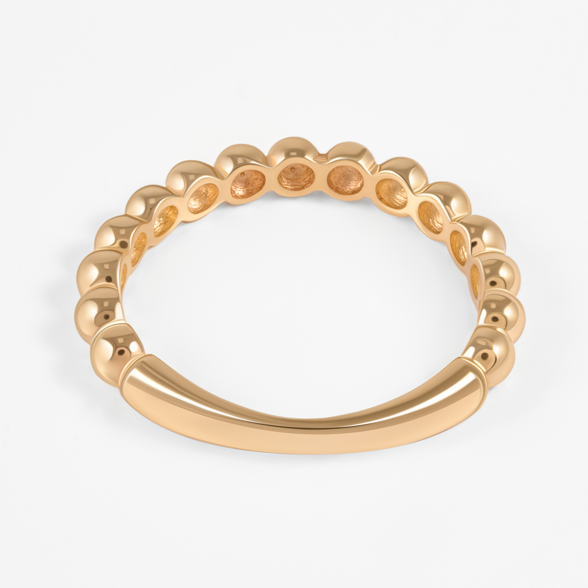 Золотое кольцо Альтеза из красного золота 585 пробы А910215