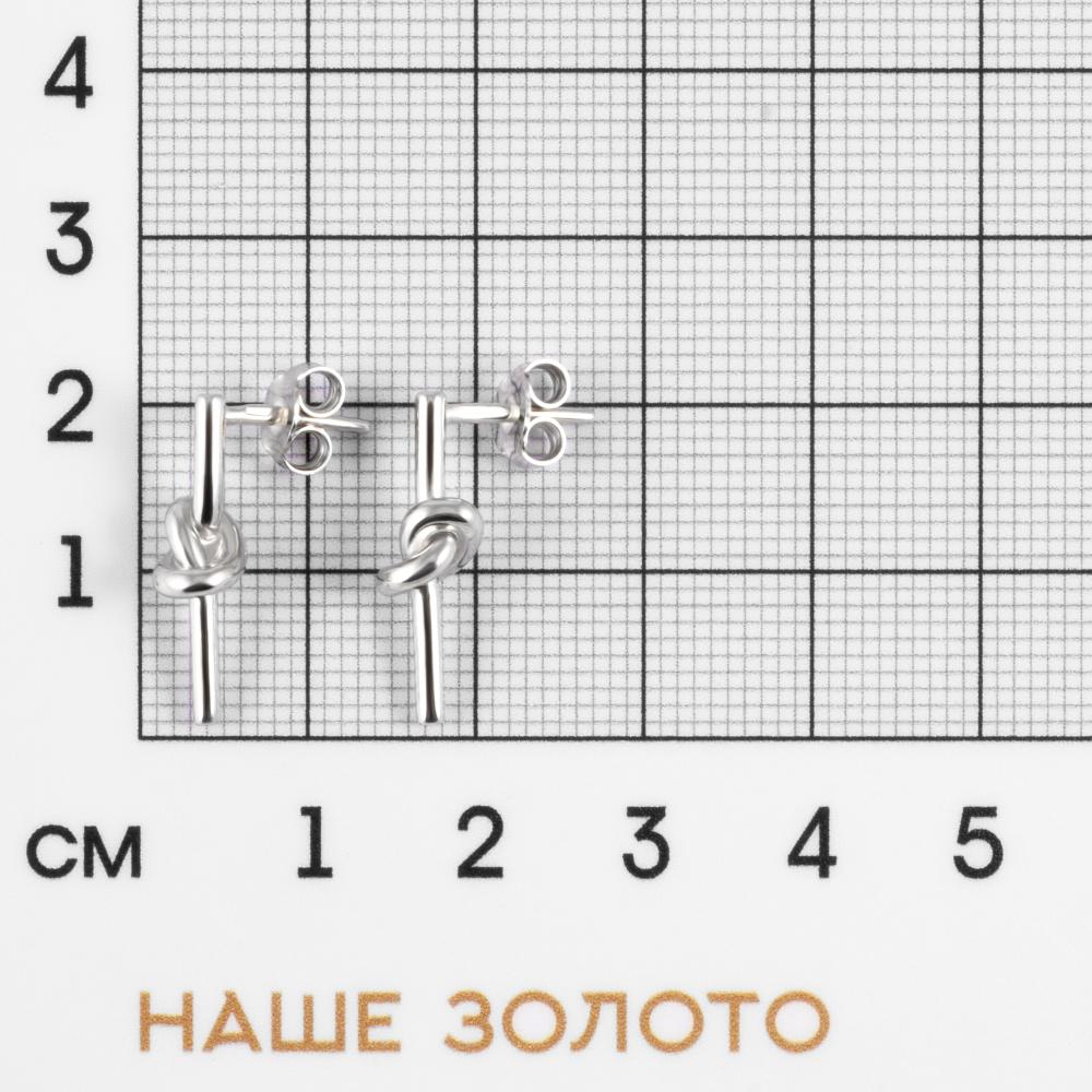 Серебряные серьги гвоздики Талант ТБ1272000012816