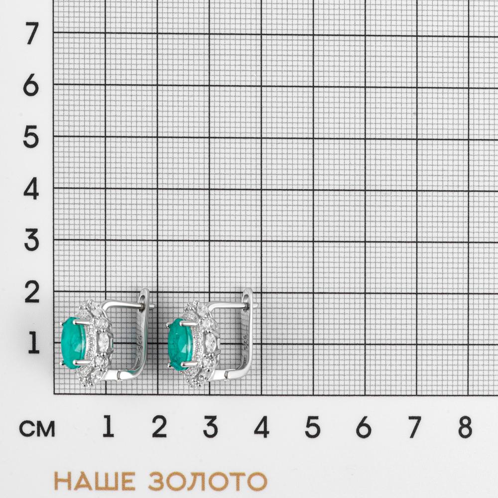 Серебряные серьги Серебряные крылья СЫ2212720044Е