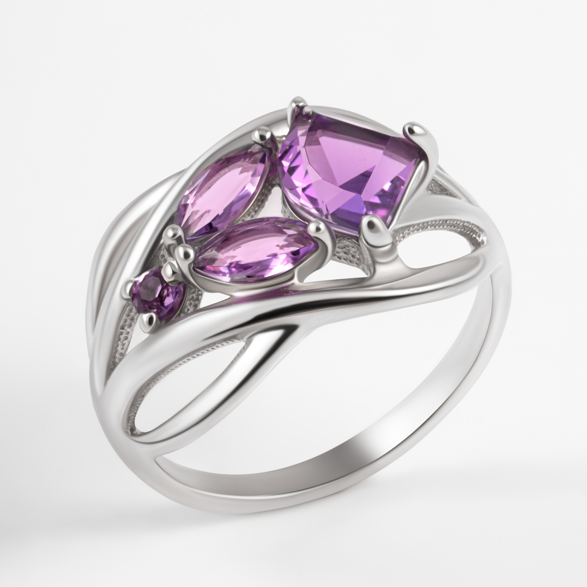 Серебряное кольцо Инталия ИТ104404-001-0019