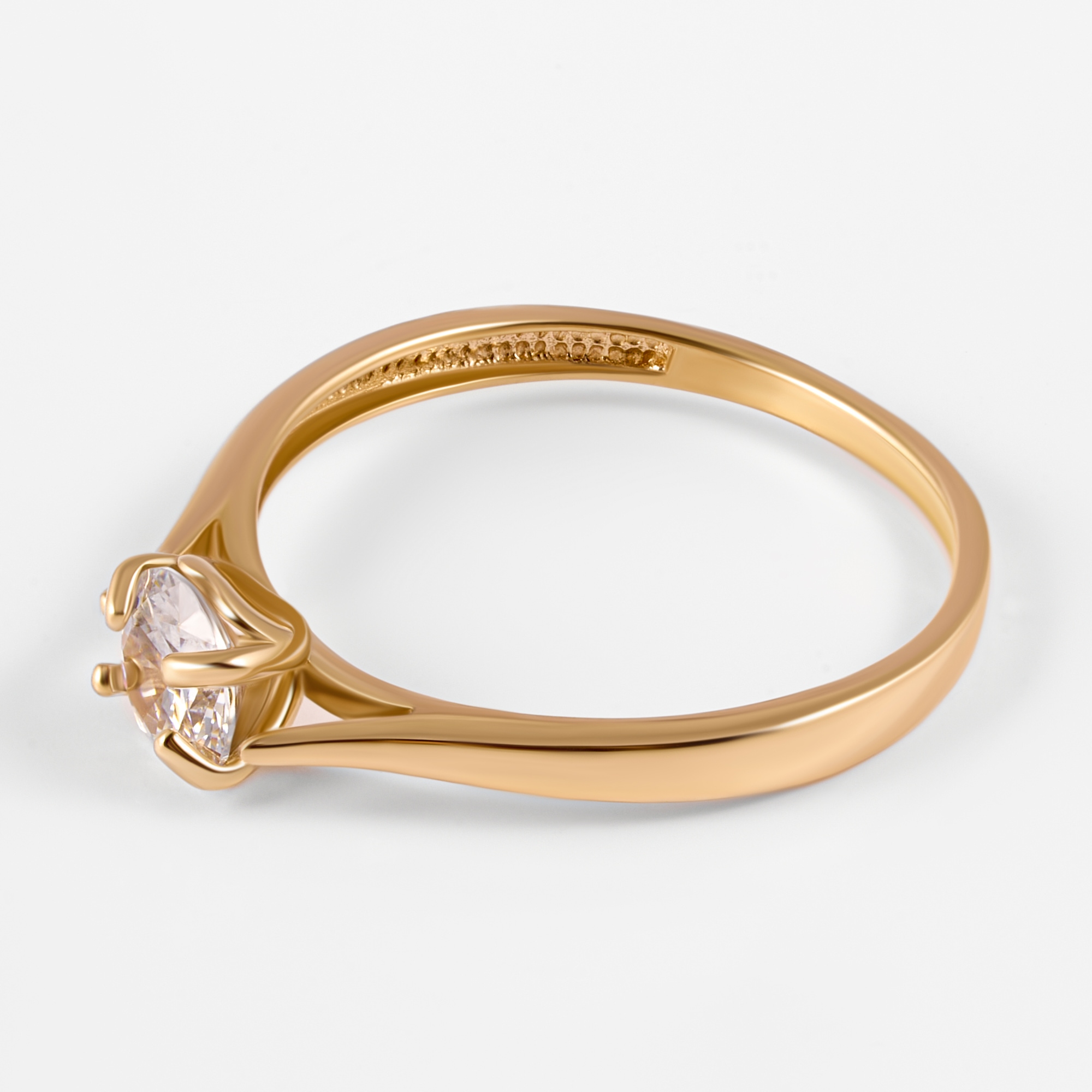 Золотое кольцо Аллегро из красного золота 585 пробы 7А11881