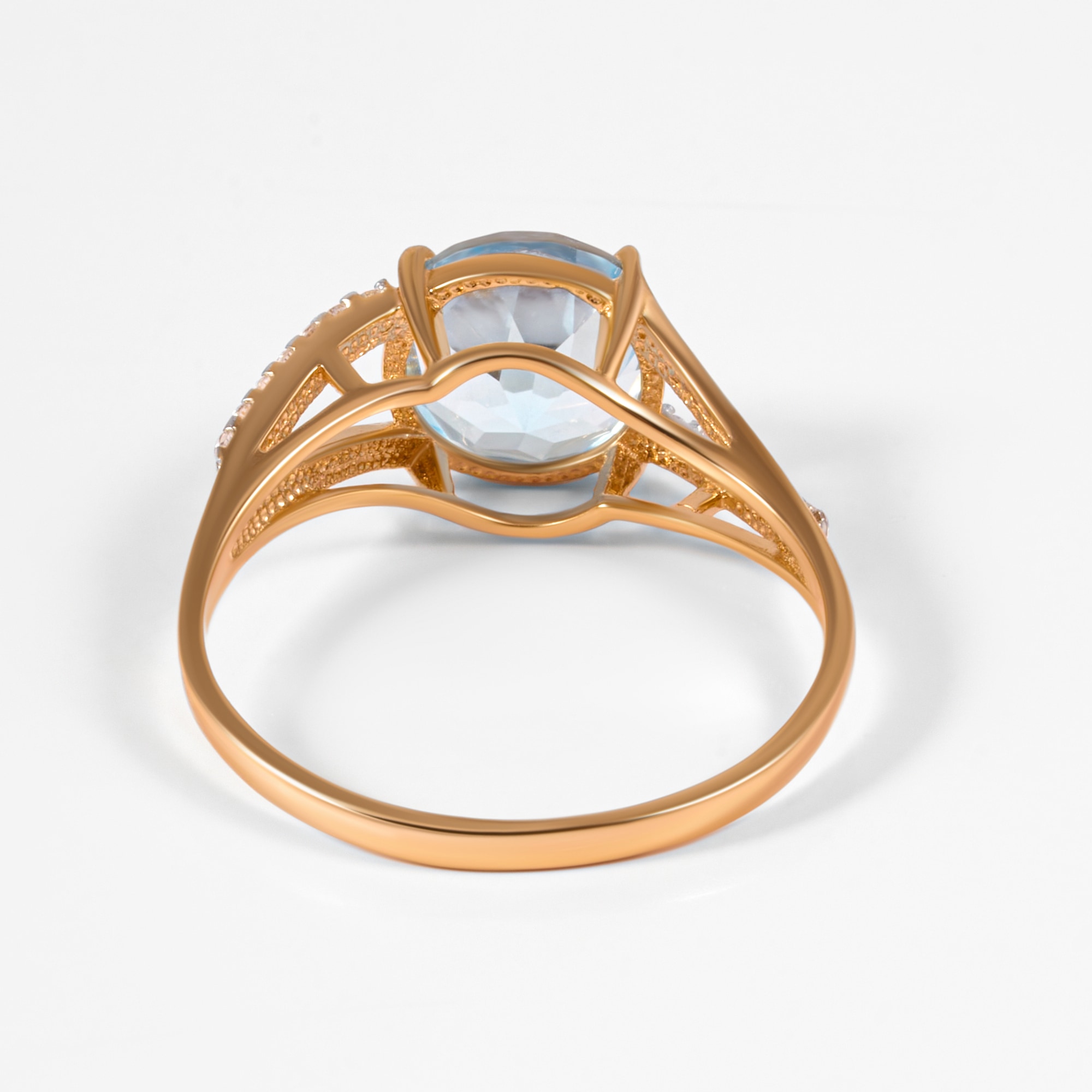 Золотое кольцо Мастер бриллиант из красного золота 585 пробы МБ0118190101011