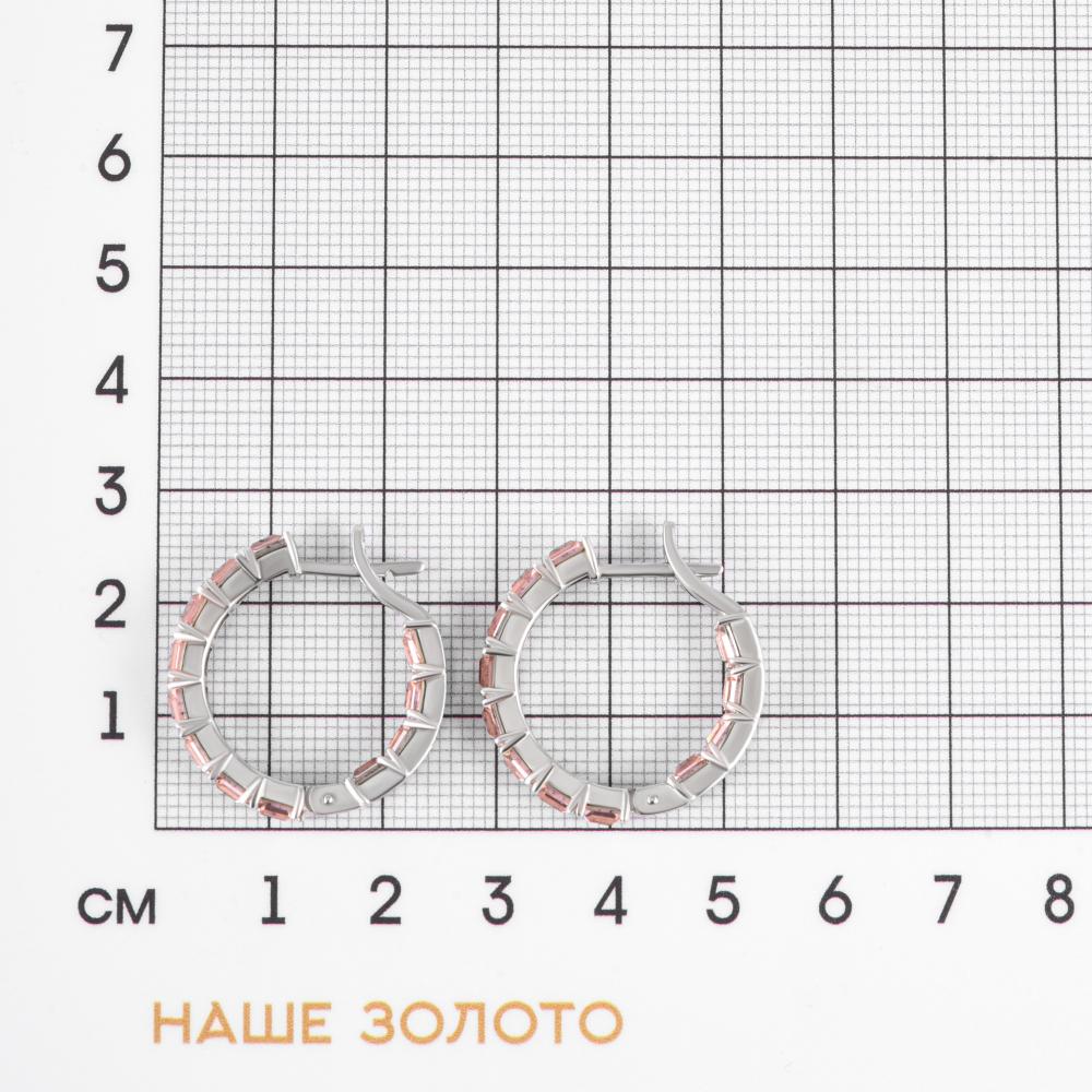 Серебряные серьги конго Альтеза А9С20187ВР