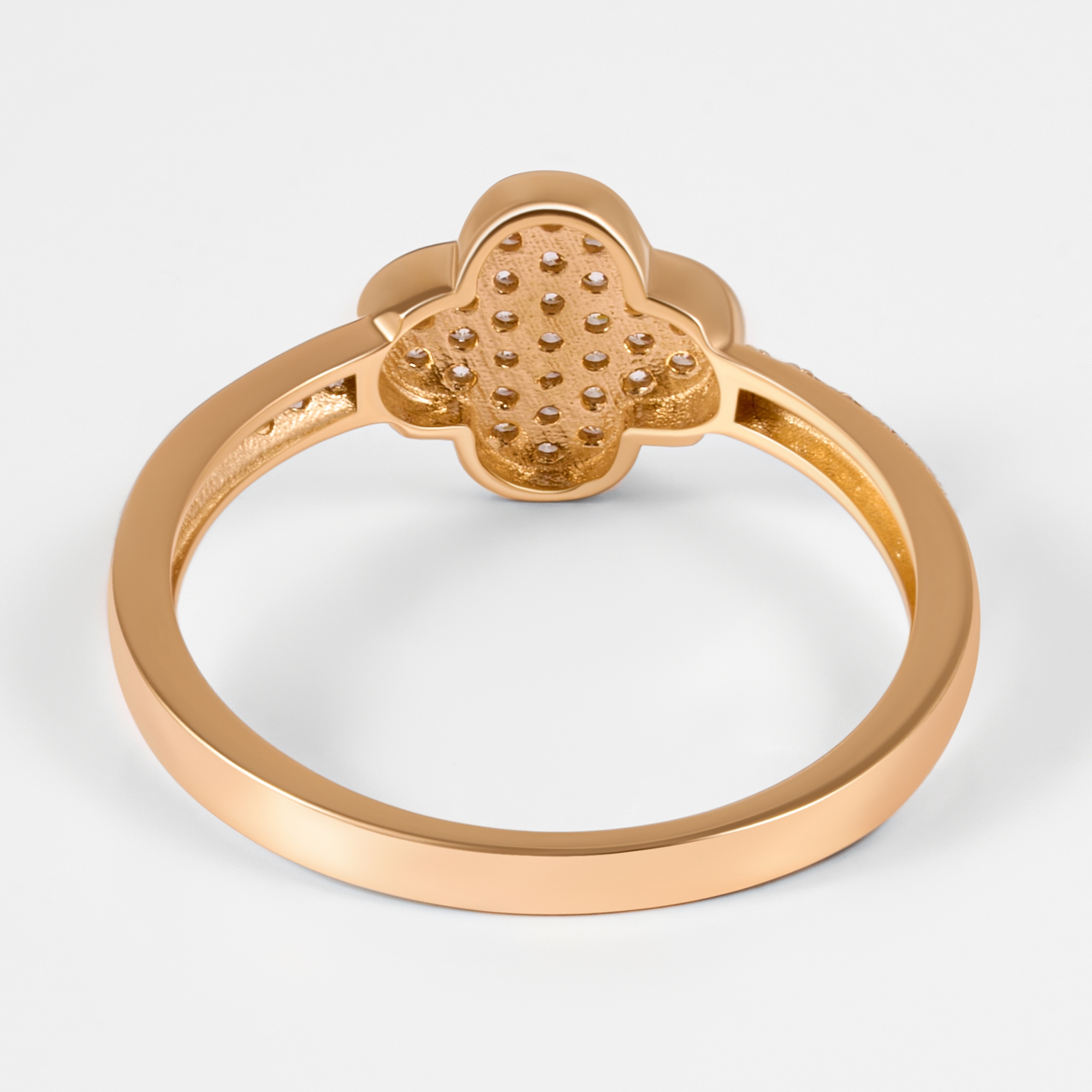 Золотое кольцо Мостар из красного золота 585 пробы МЦП03Р-2595-Р