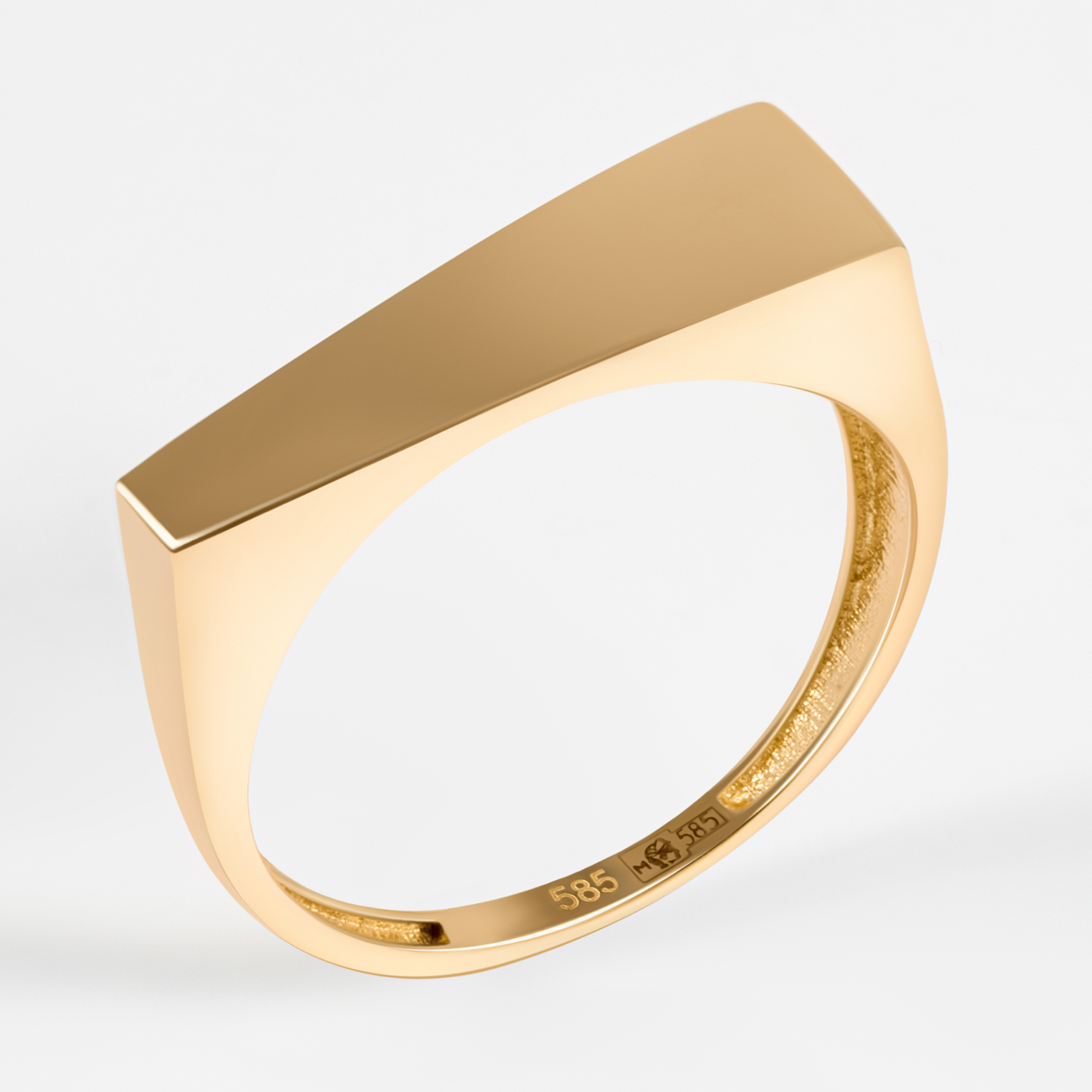 Золотое кольцо Мостар из красного золота 585 пробы МЦП53Р-242-У
