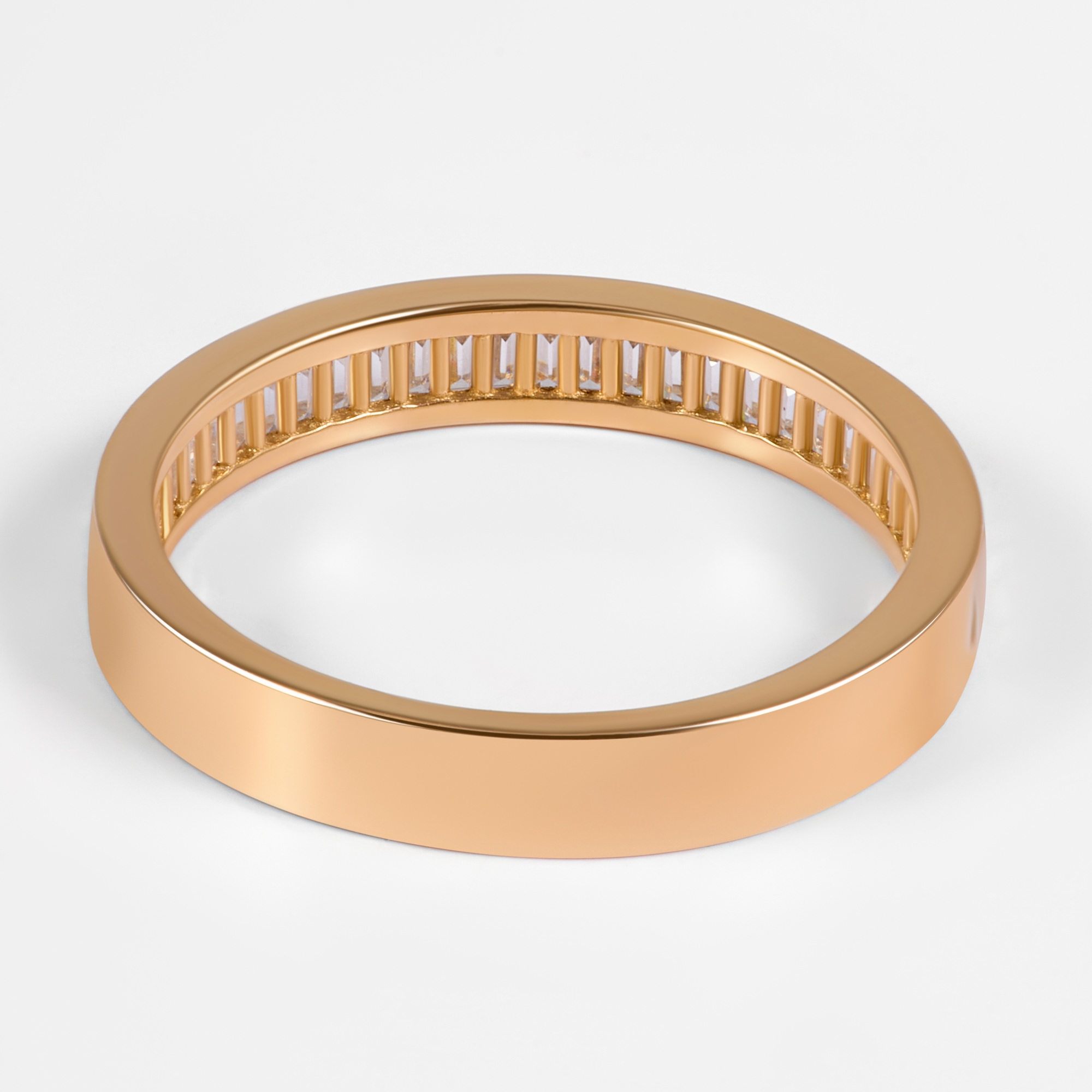 Золотое кольцо Мостар из красного золота 585 пробы МЦРИНГ-5351